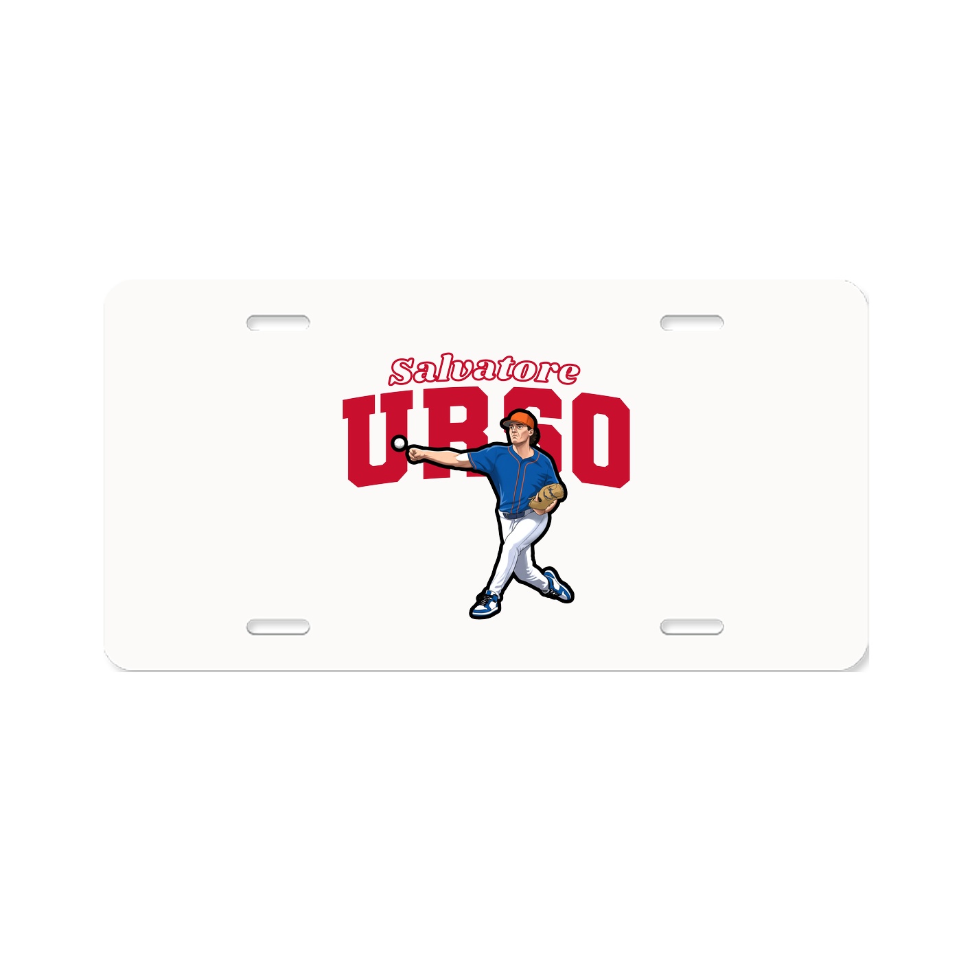 License Plate — Name Arch in Classic