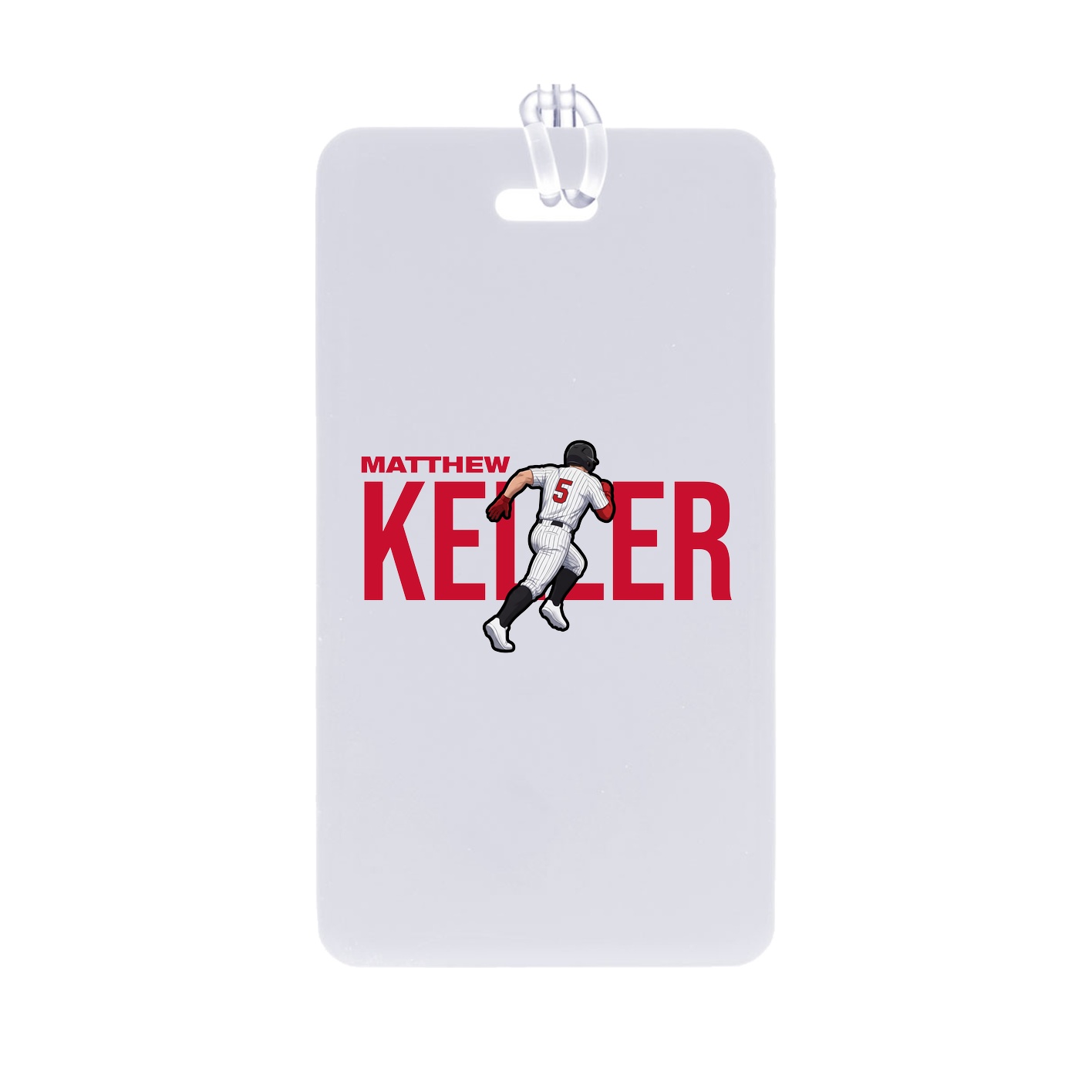 Bag Tag — Player Name in Classic