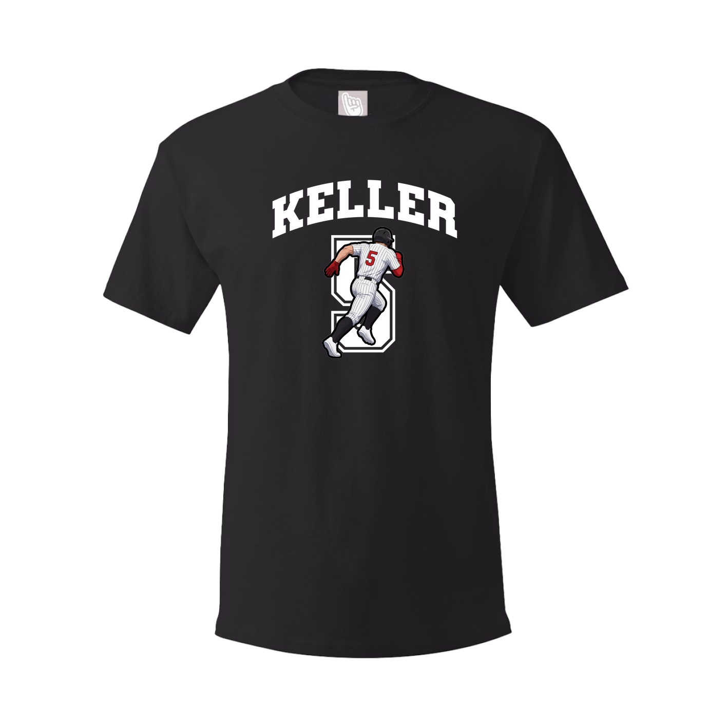 Youth Tee — Number in Black