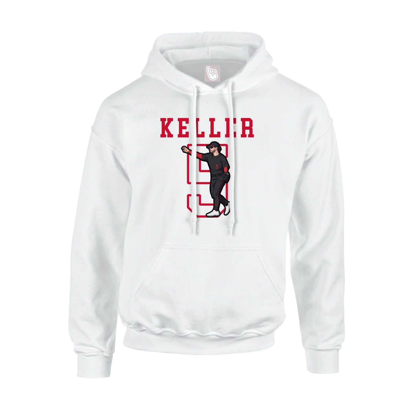 Hoodie — Shirsey in White