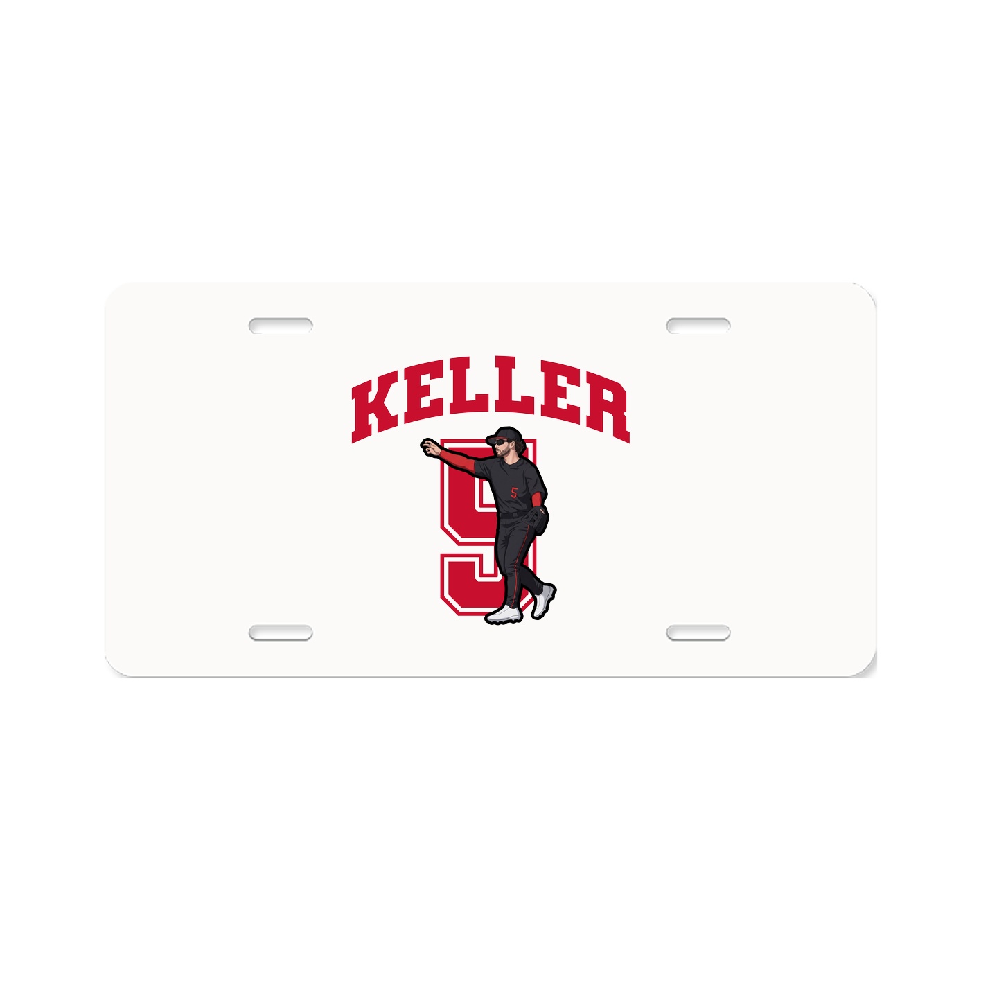 License Plate — Number in Classic