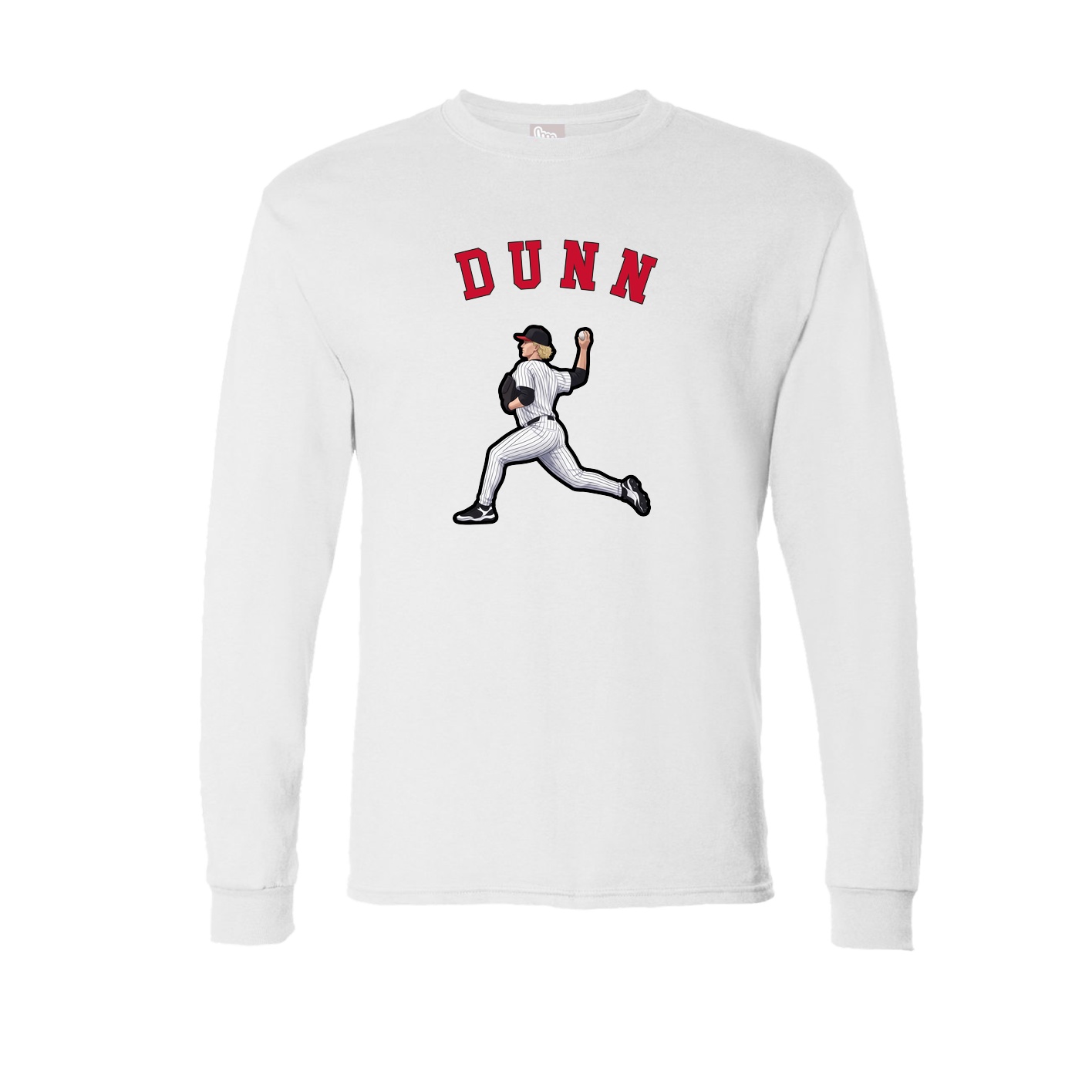 Long Sleeve Tee — Shirsey Arch in White