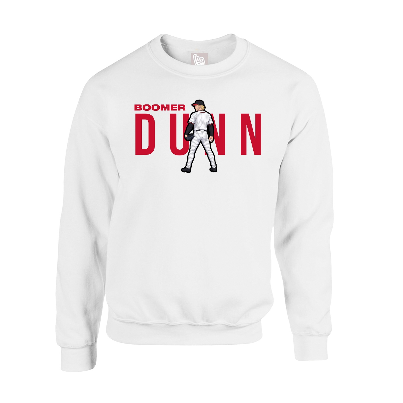 Fleece Crew — Player Name in White