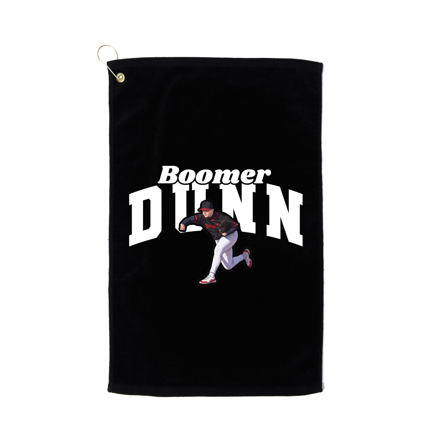 Golf Towel — Signature Arch in Black