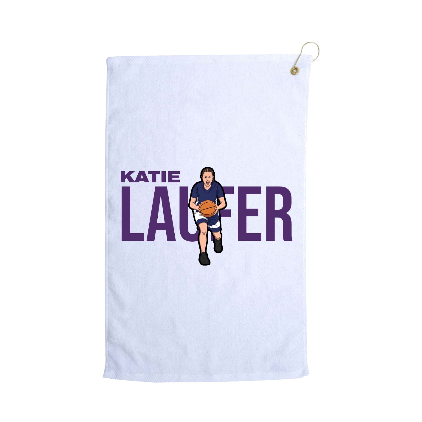 Golf Towel — Player Name in White