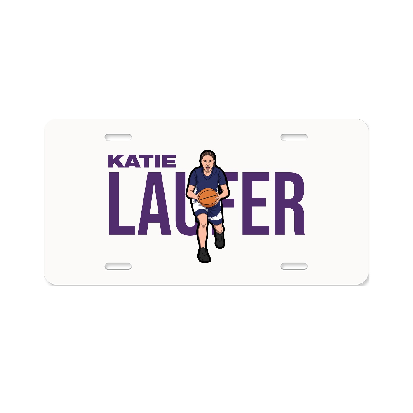 License Plate — Player Name in Classic