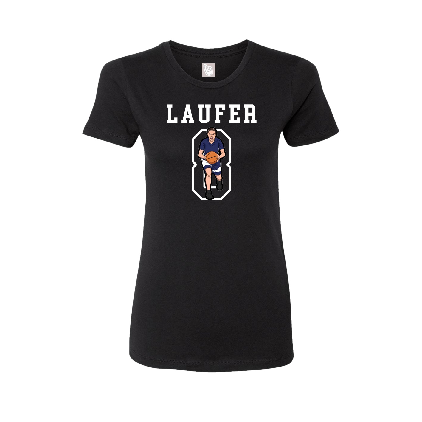 Fitted Women's Tee — Shirsey in Black