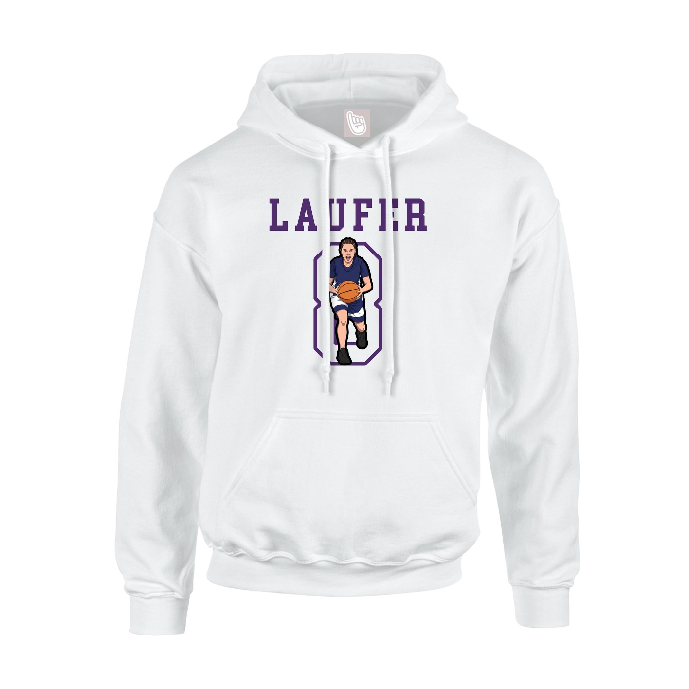 Hoodie — Shirsey in White
