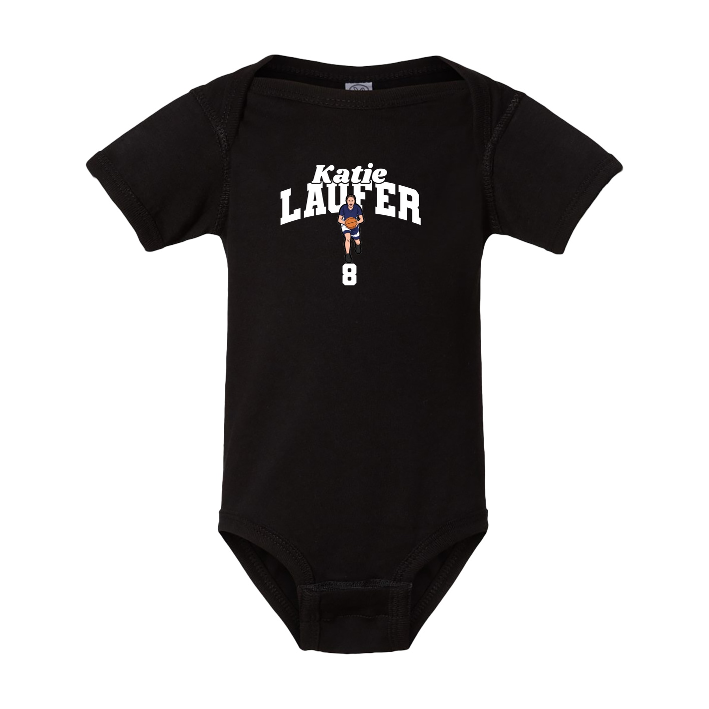 Baby Onesie — Signature Arch in Black