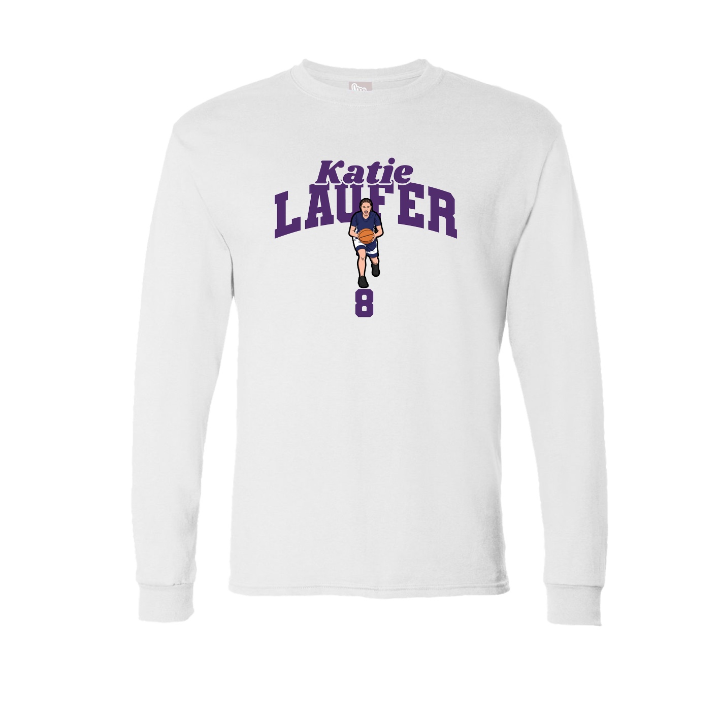 Long Sleeve Tee — Signature Arch in White