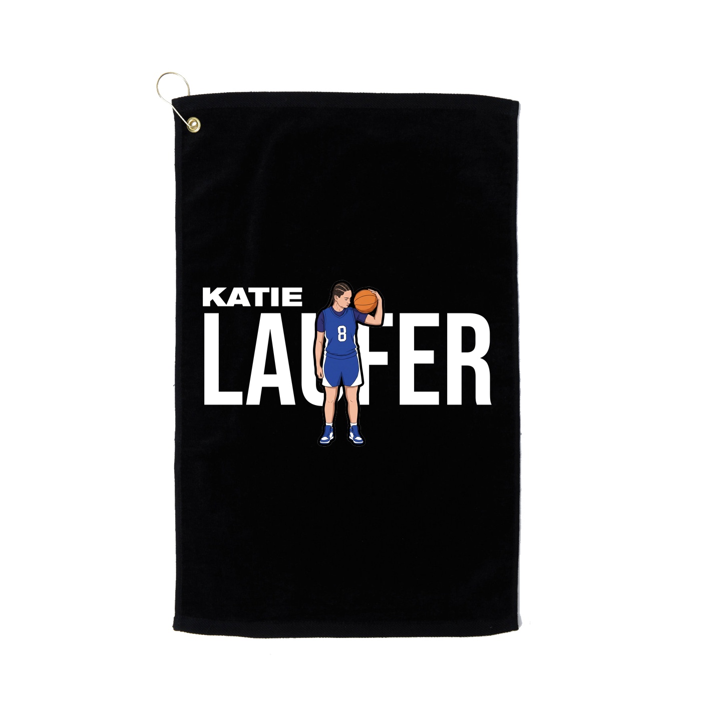 Golf Towel — Player Name in Black