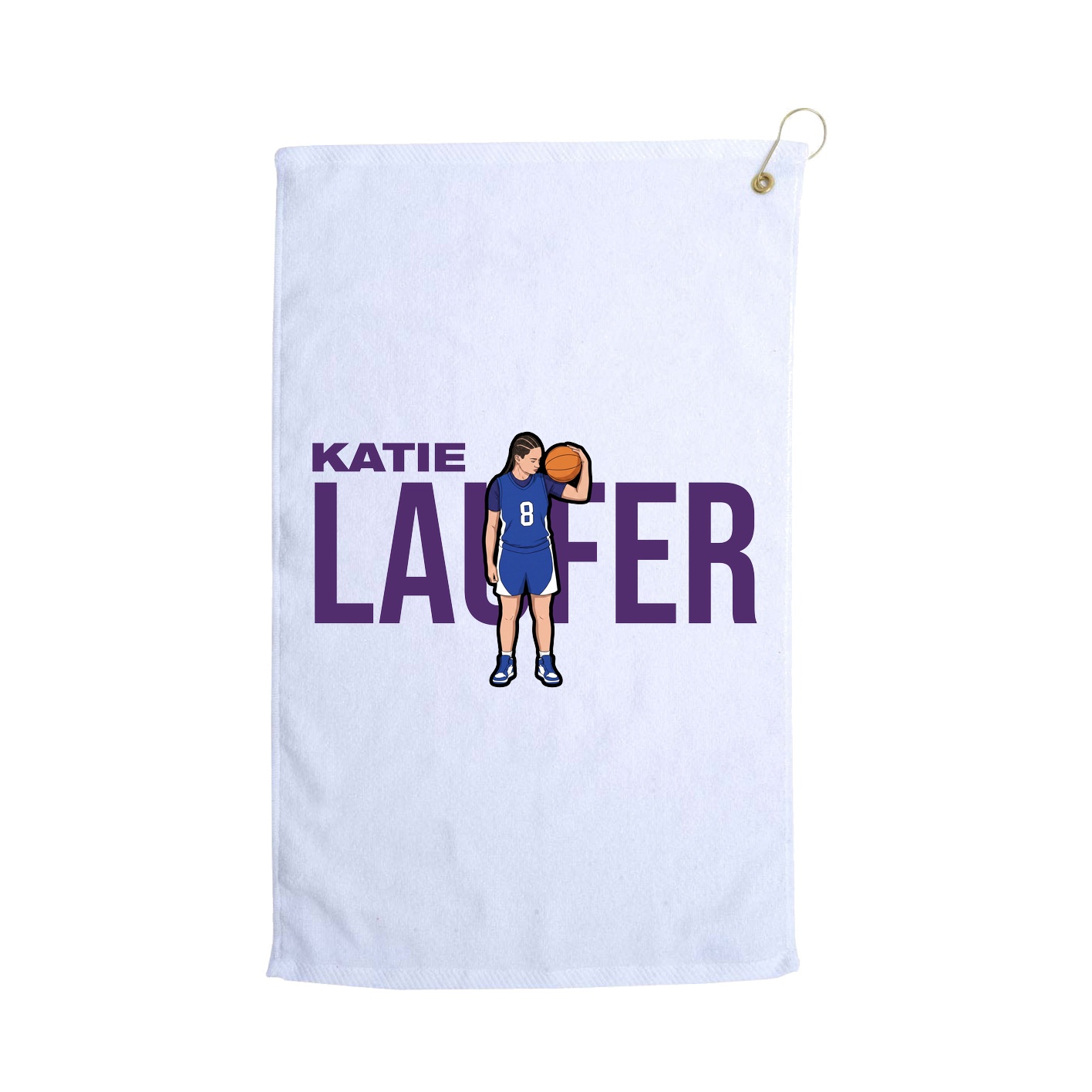 Golf Towel — Player Name in White
