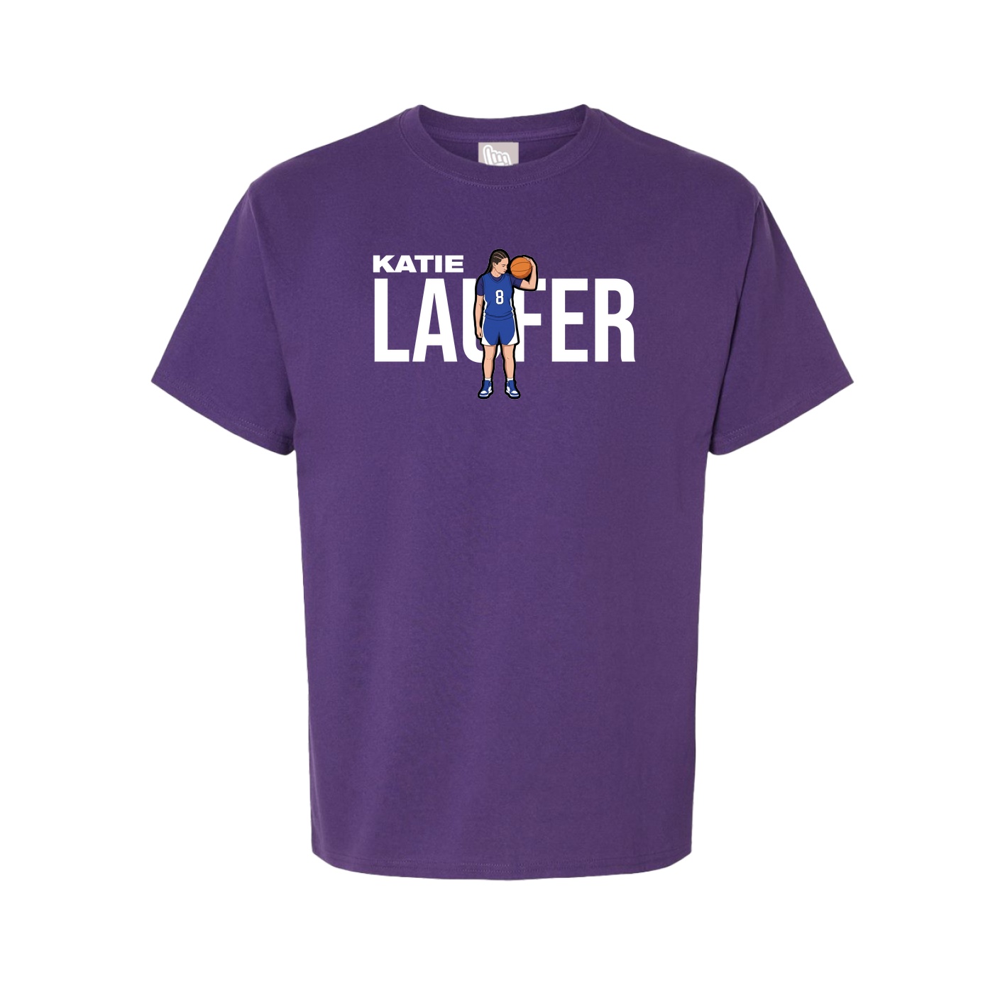 Youth Tee — Player Name in Purple