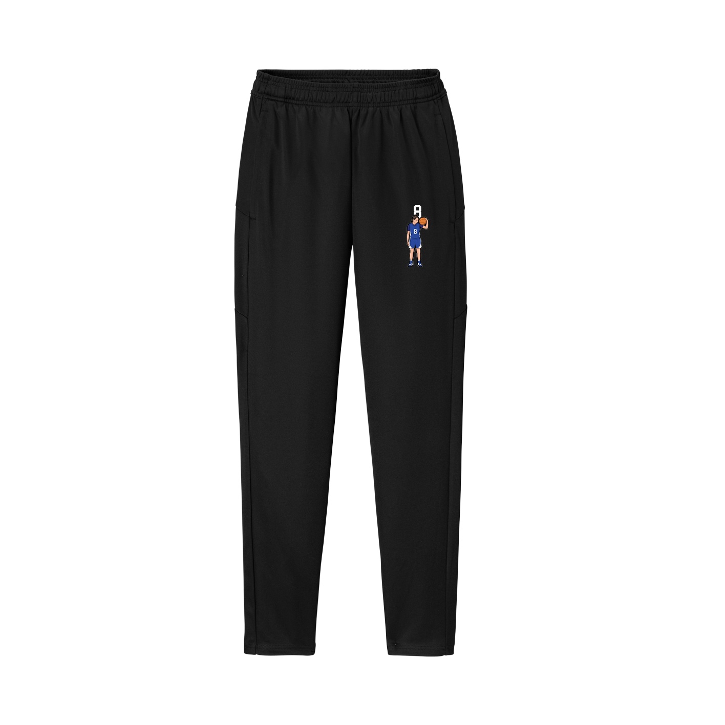 Team Travel Pant — Number Top in Black