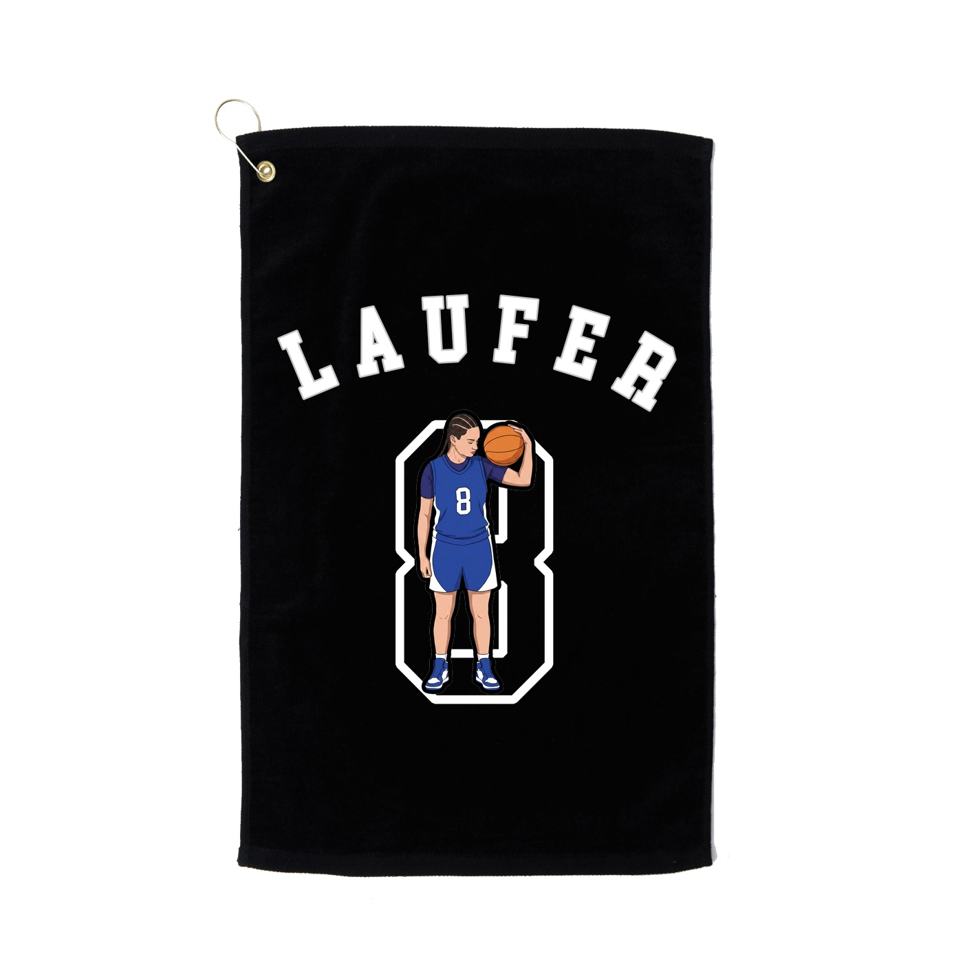 Golf Towel — Shirsey Arch in Black
