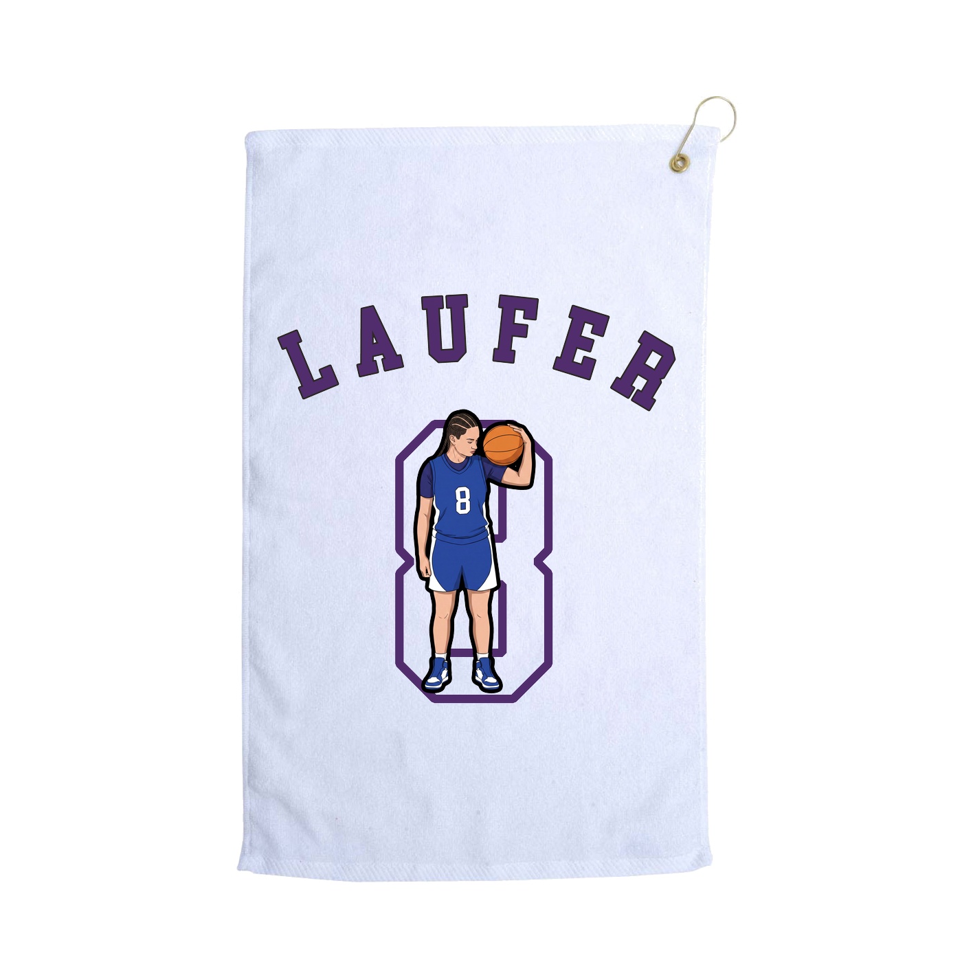 Golf Towel — Shirsey Arch in White