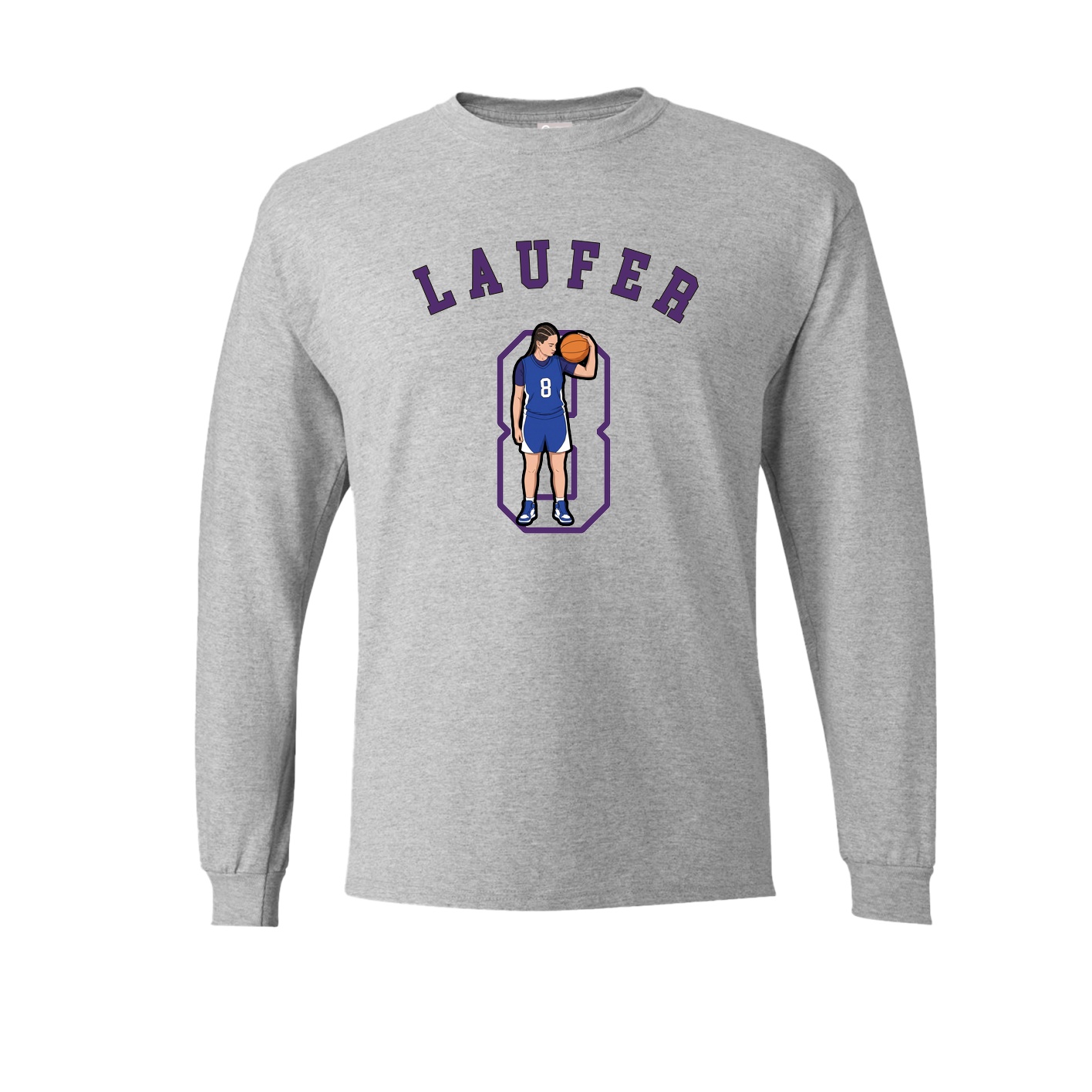 Long Sleeve Tee — Shirsey Arch in Grey