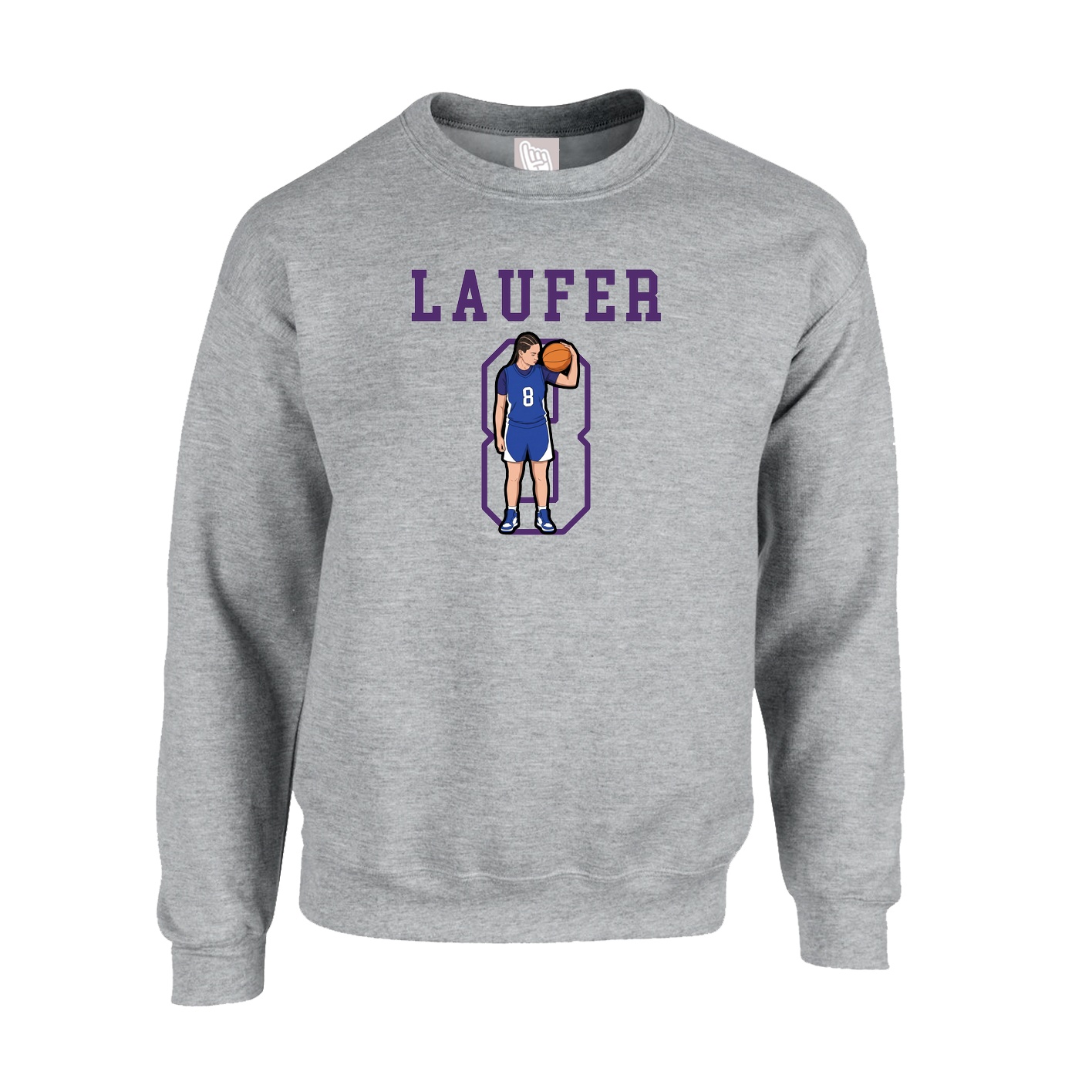 Fleece Crew — Shirsey in Grey