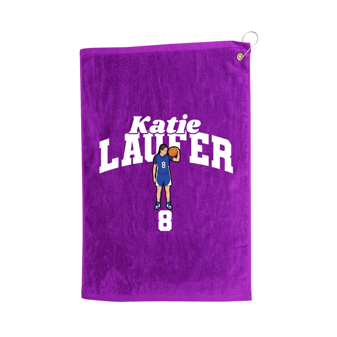 Golf Towel — Signature Arch in Purple