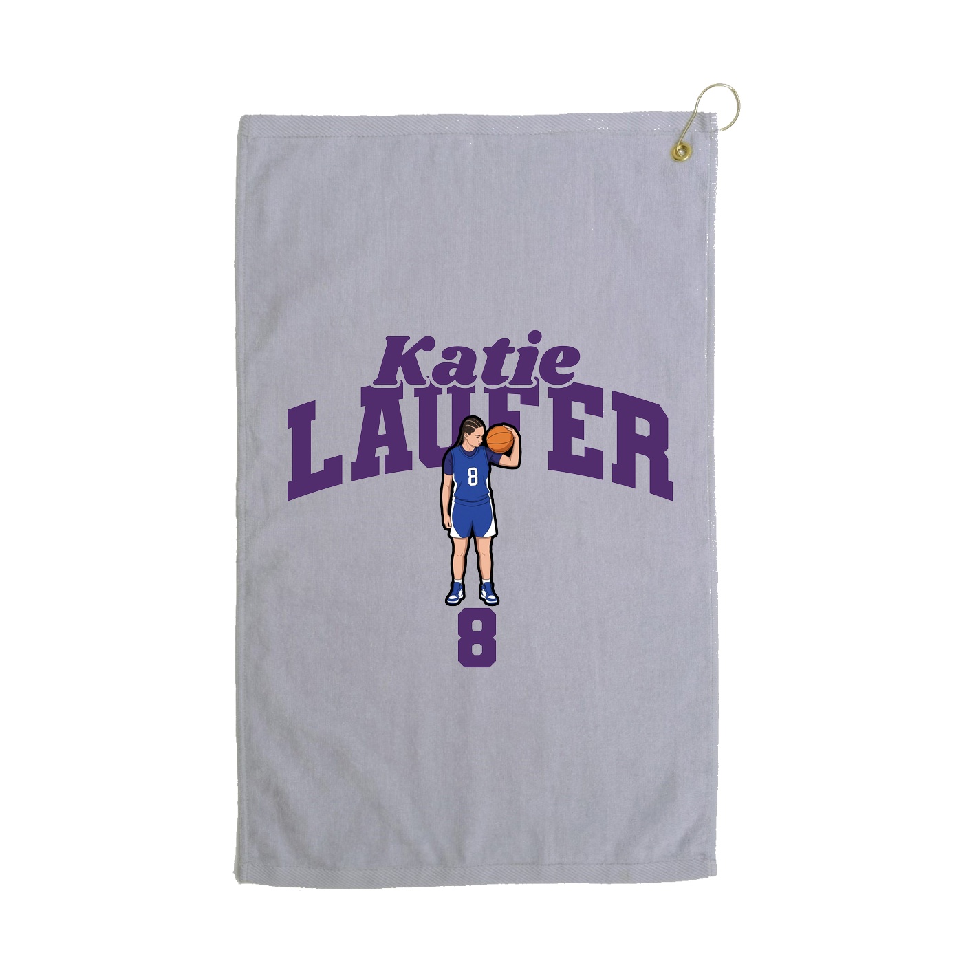 Golf Towel — Signature Arch in Grey