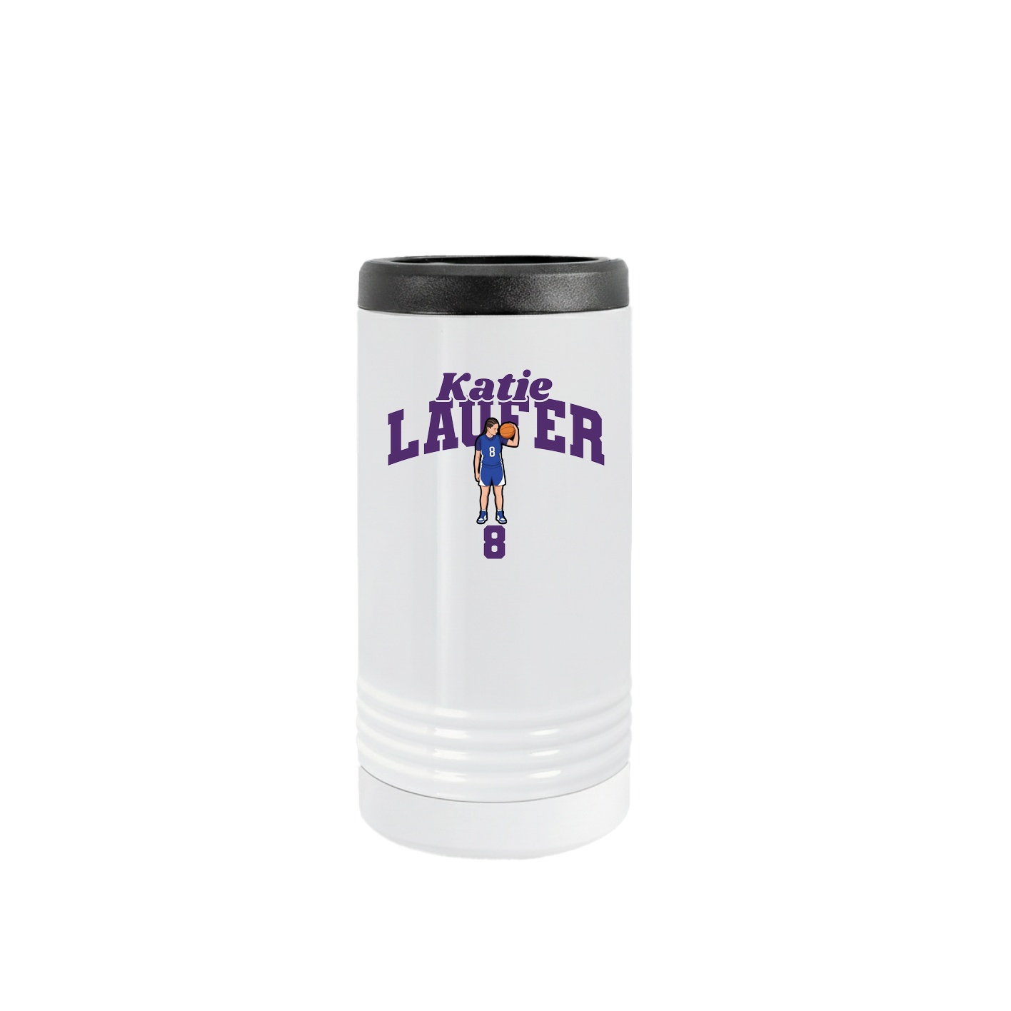 Slim Beverage Holder — Signature Arch in White