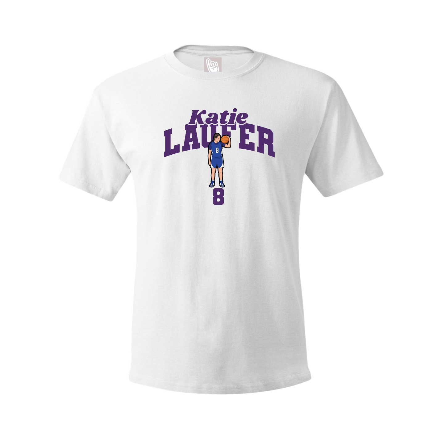 Youth Tee — Signature Arch in White