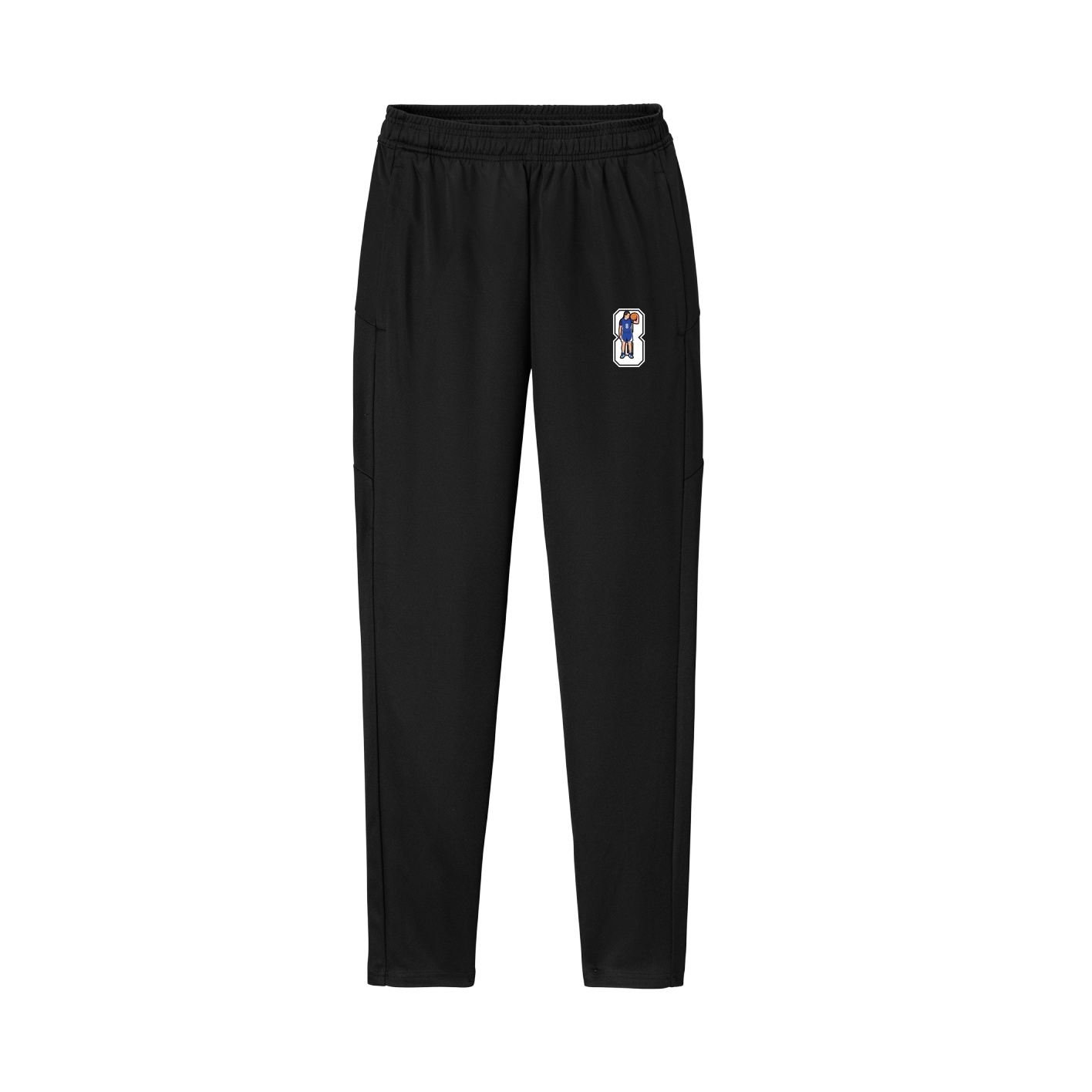 Team Travel Pant — Number in Black