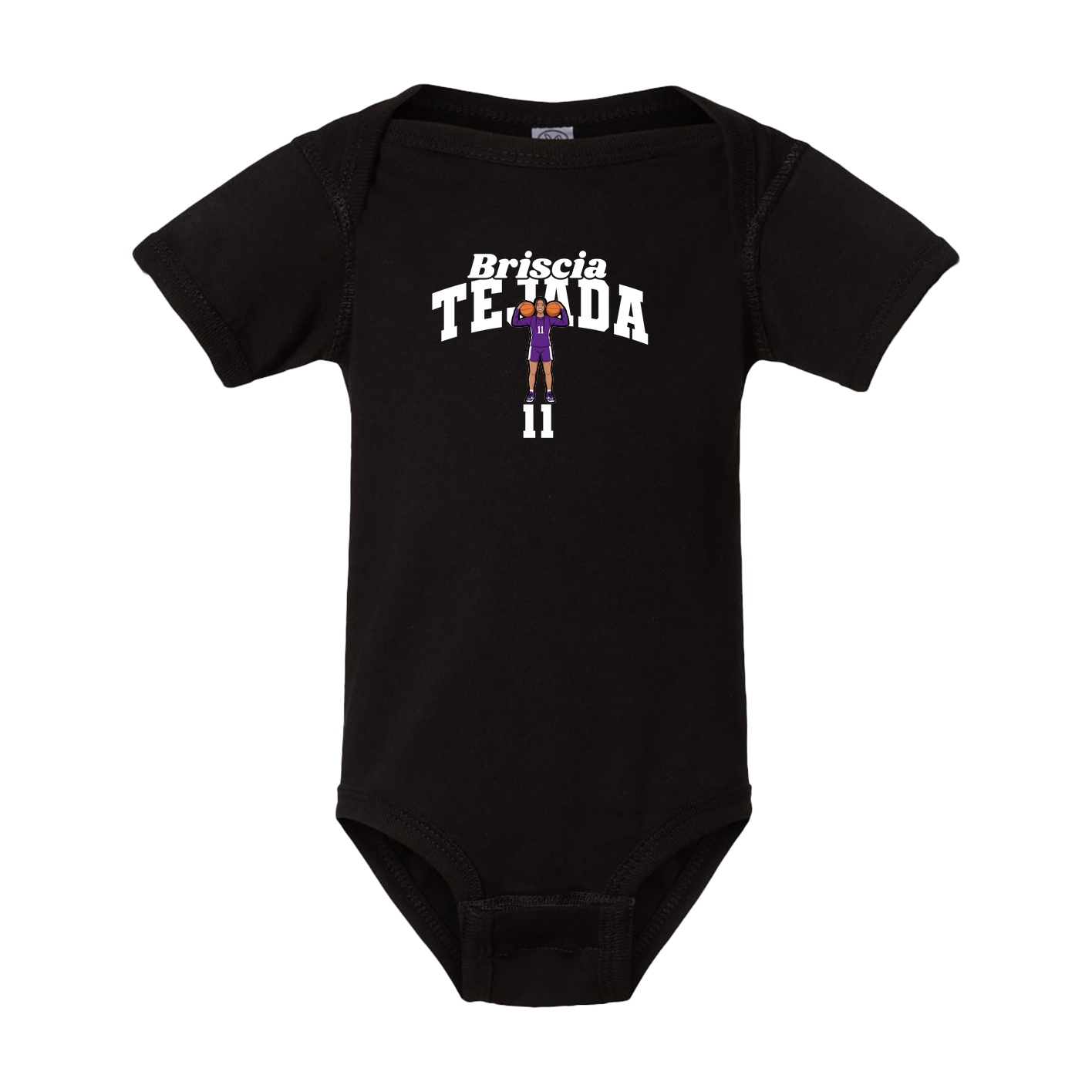 Baby Onesie — Signature Arch in Black