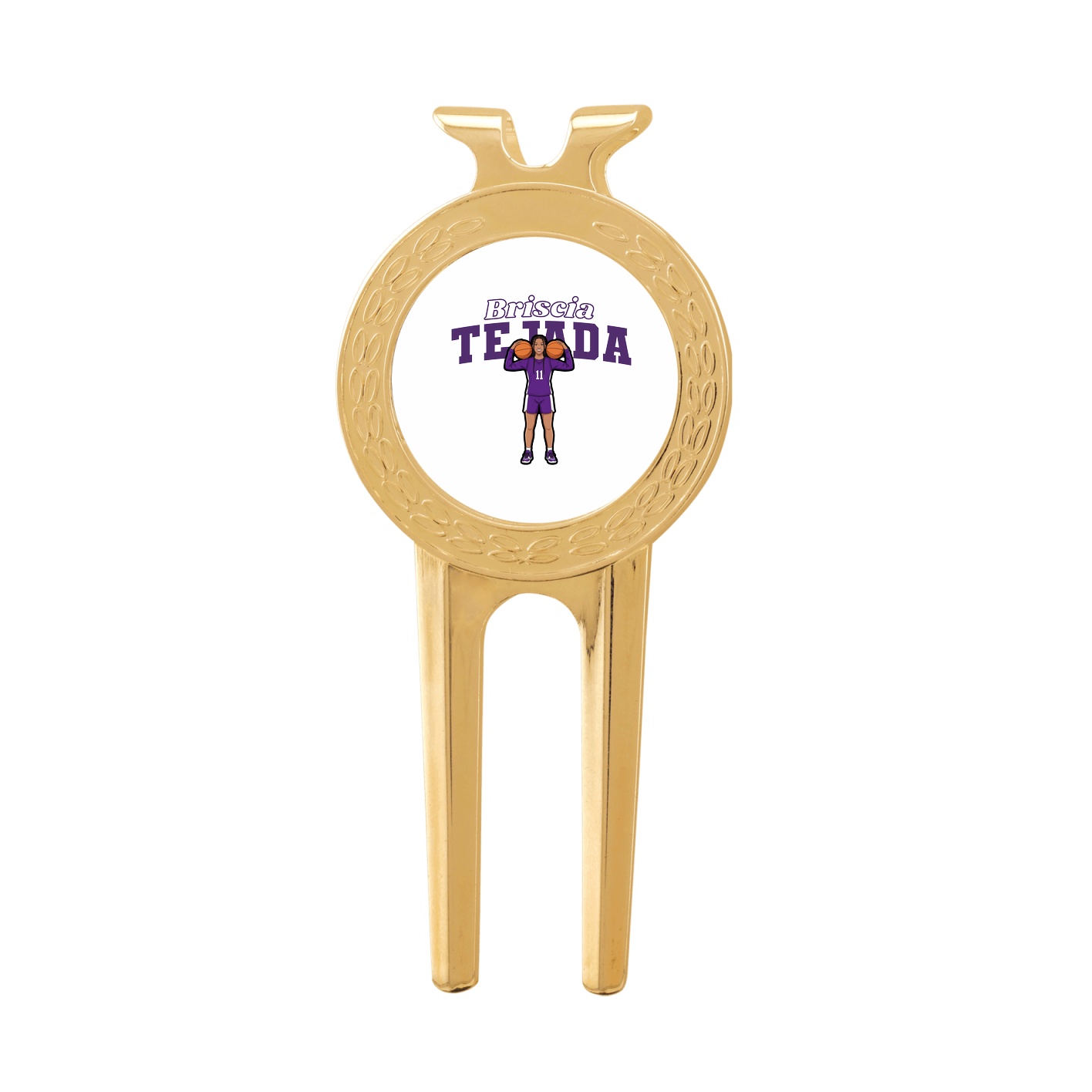 Divot Tool with Ball Marker — Name Arch in Classic