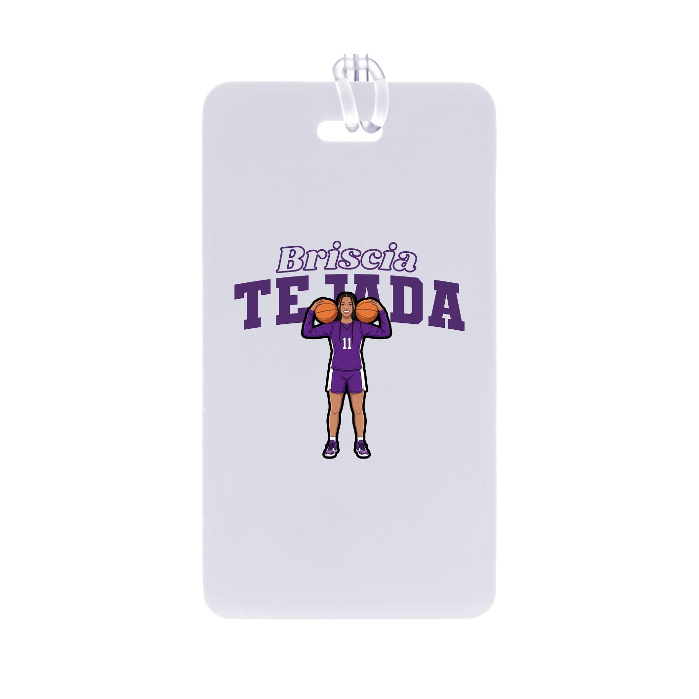 Bag Tag — Name Arch in Classic