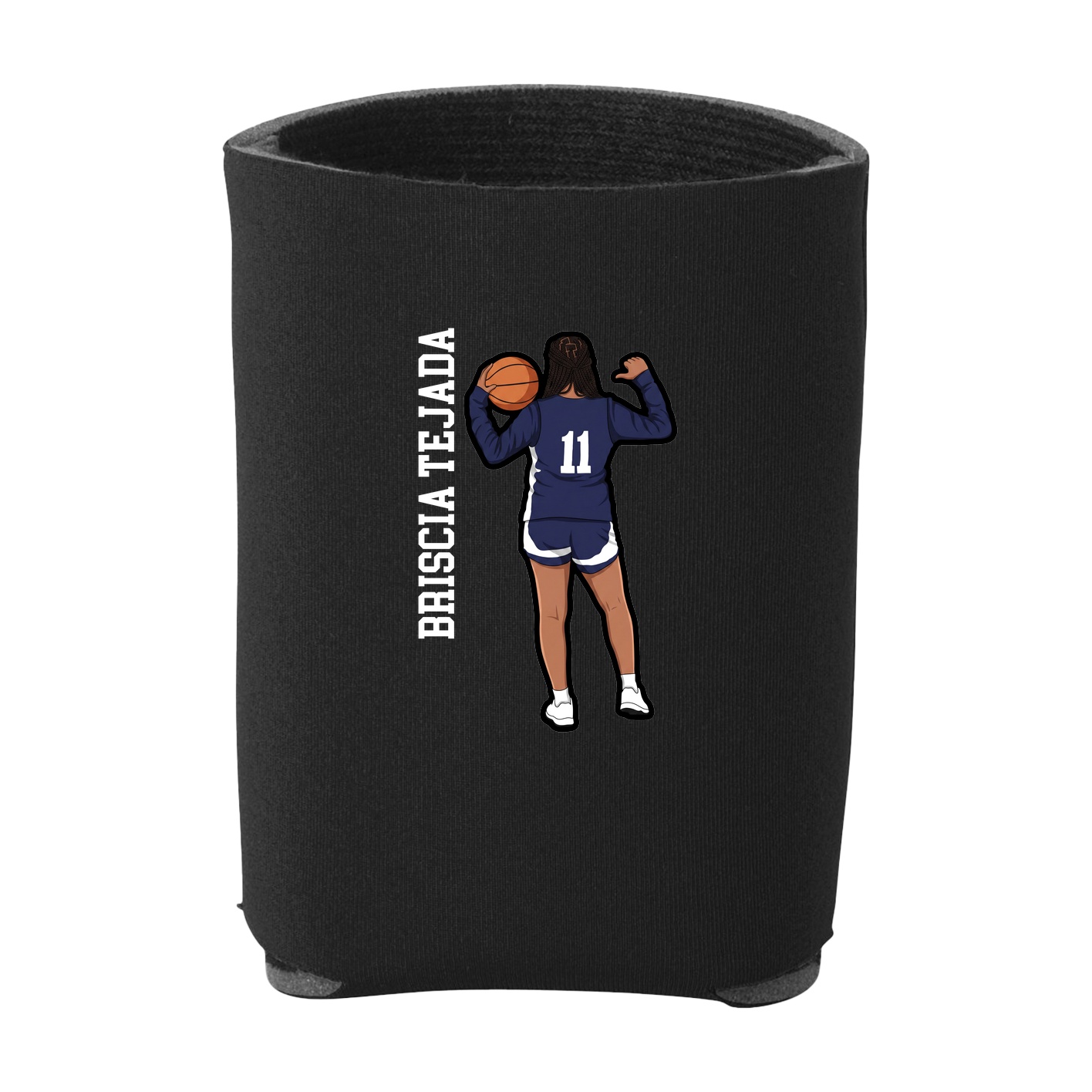 Can Holder — Name Vertical in Black