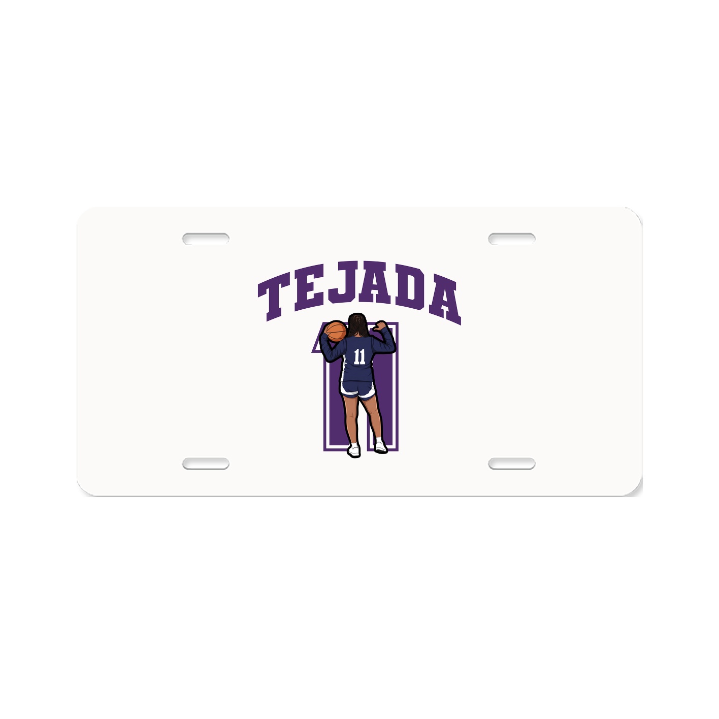 License Plate — Number in Classic