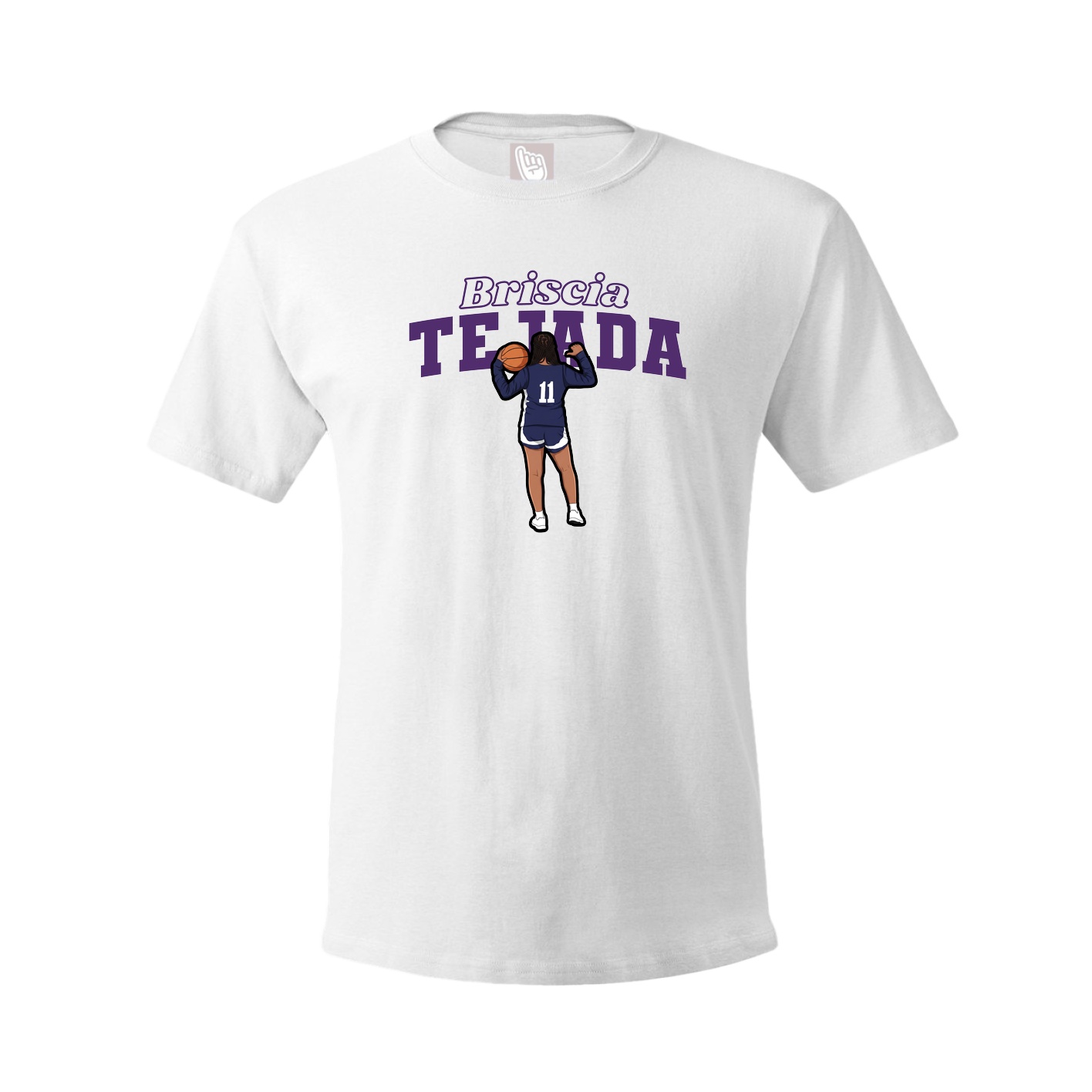 Tee — Name Arch in White