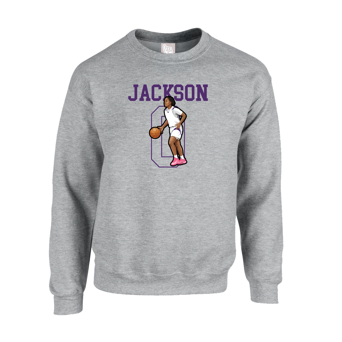 Fleece Crew — Shirsey in Grey