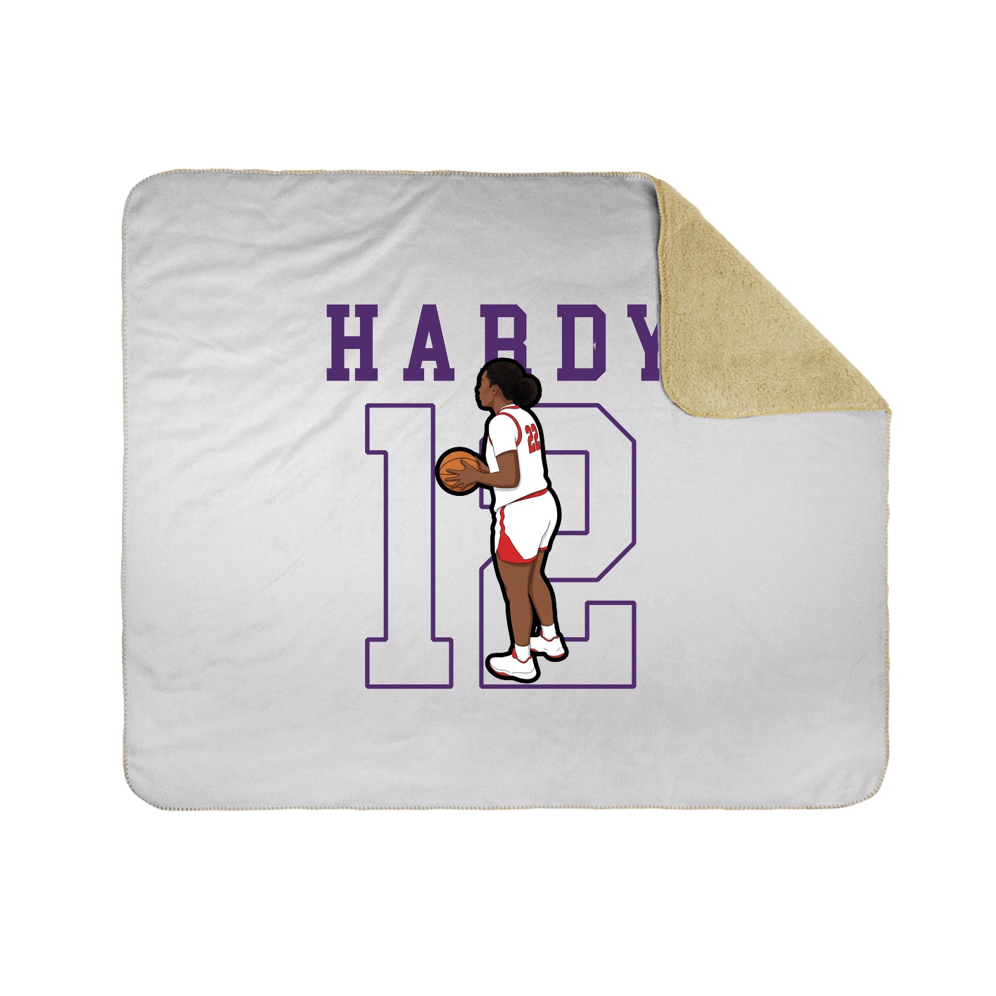 50x60 Sherpa Lined Throw Blanket