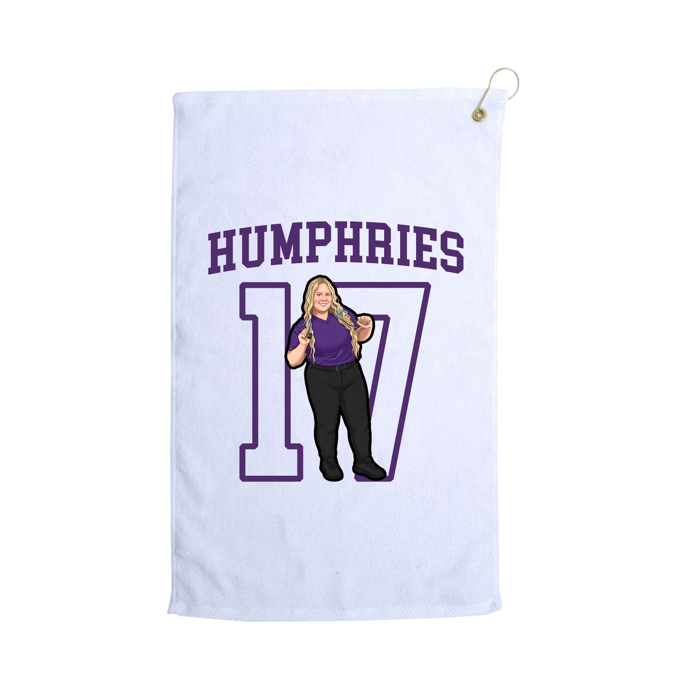 Golf Towel — Shirsey in White