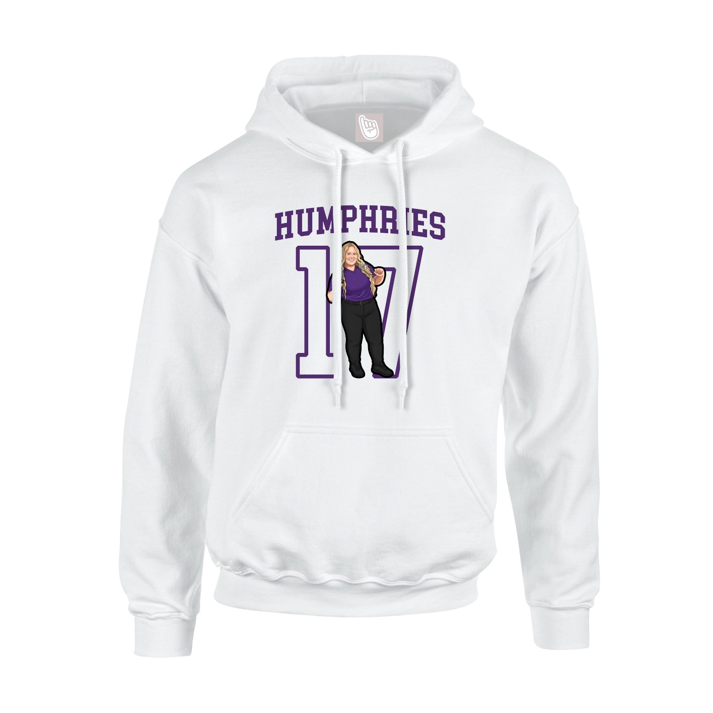 Youth Hoodie — Shirsey in White