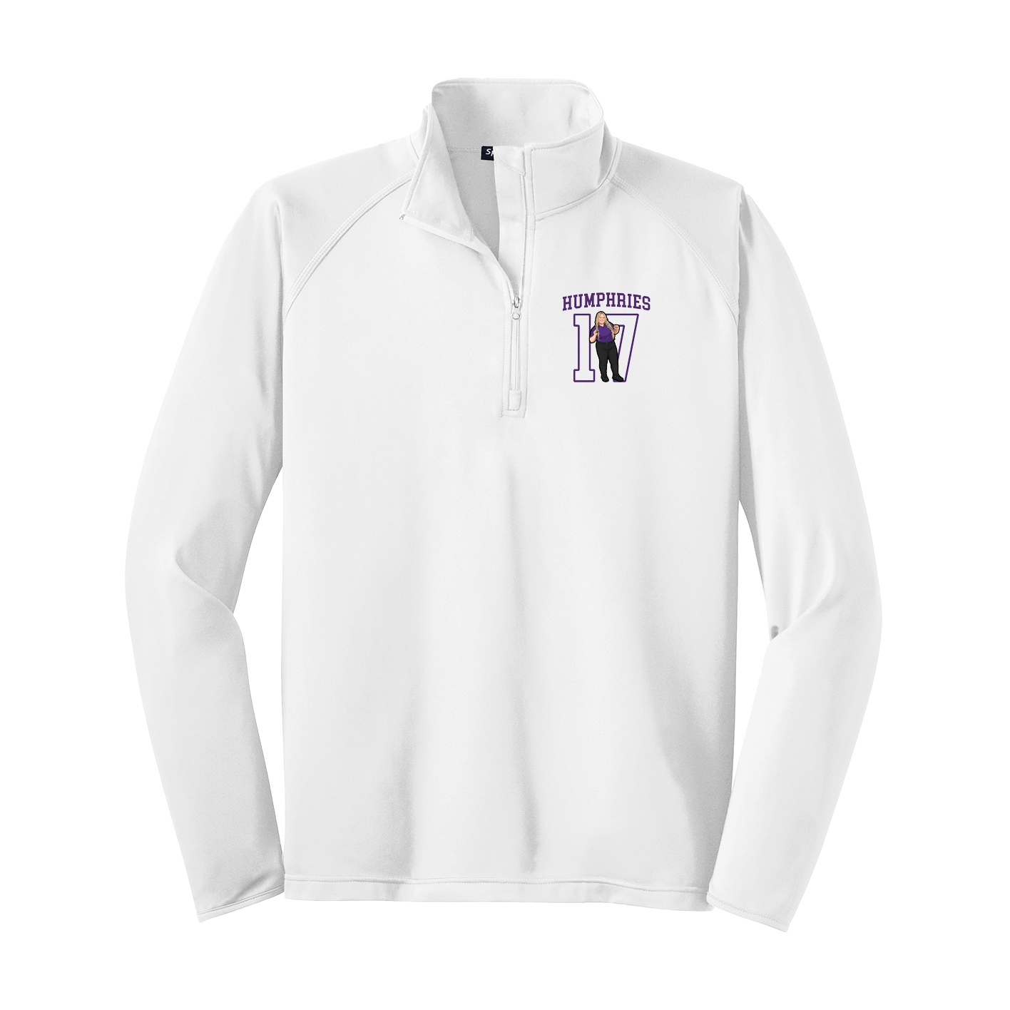 Q-Zip Pullover — Shirsey in White