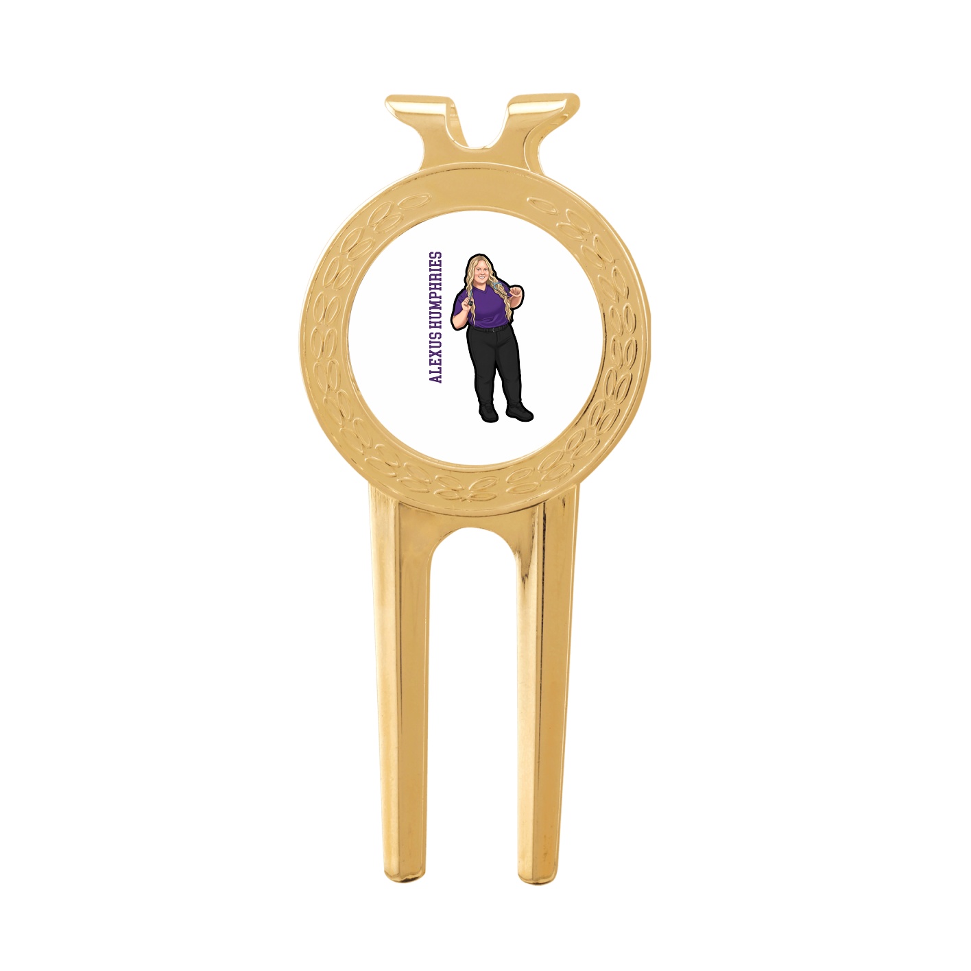 Divot Tool with Ball Marker — Name Vertical in Classic