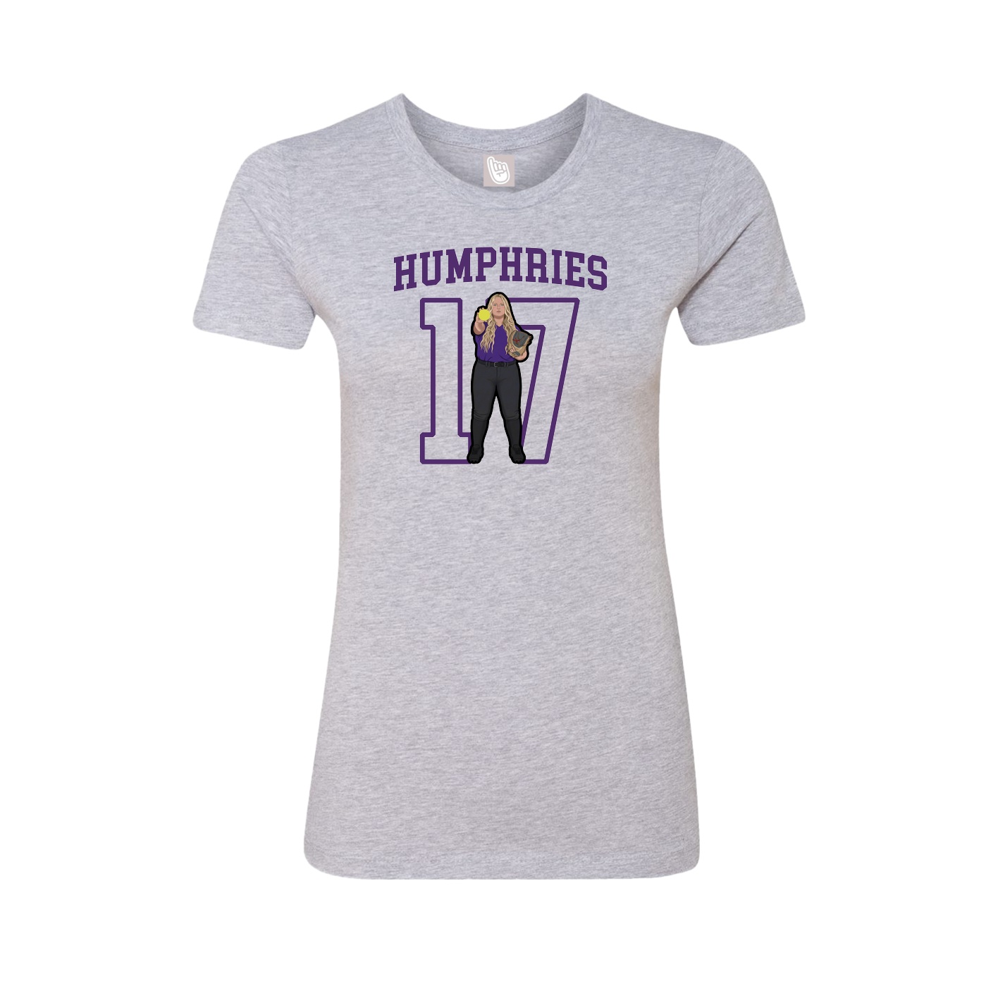 Fitted Women's Tee — Shirsey in Grey