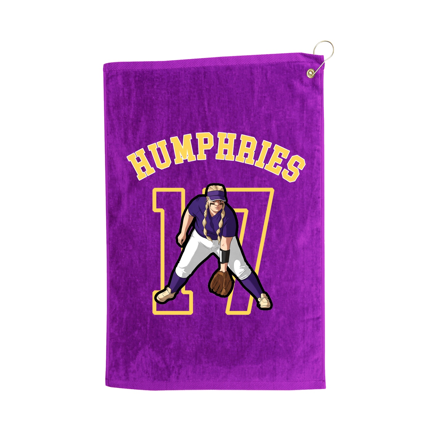 Golf Towel — Shirsey Arch in Purple