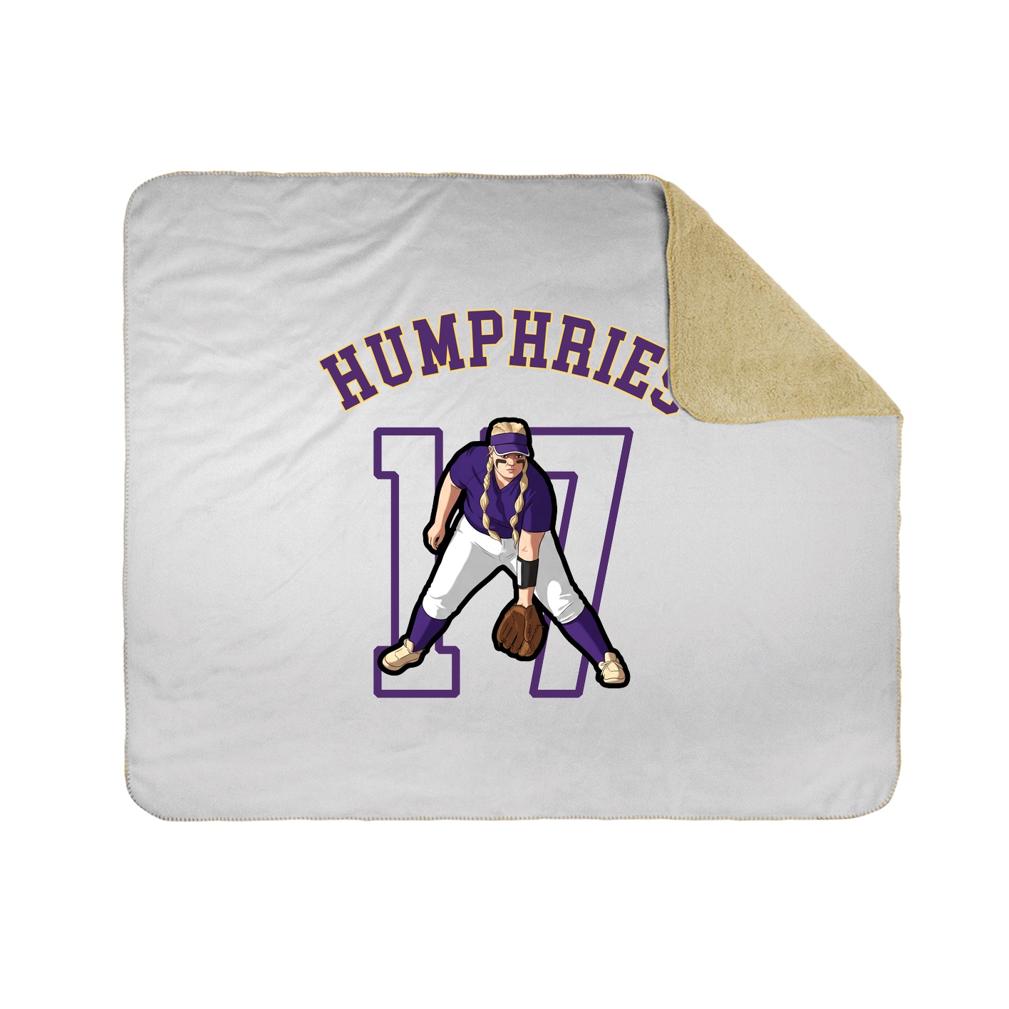 Throw Blanket — Shirsey Arch in White