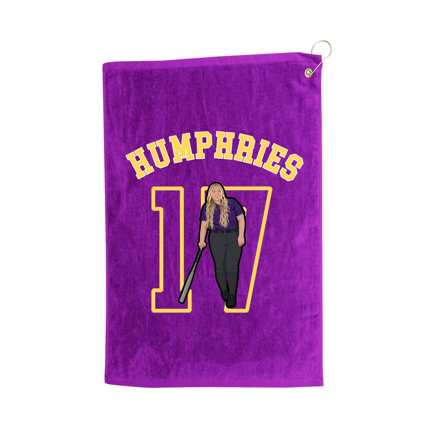 Golf Towel — Shirsey Arch in Purple