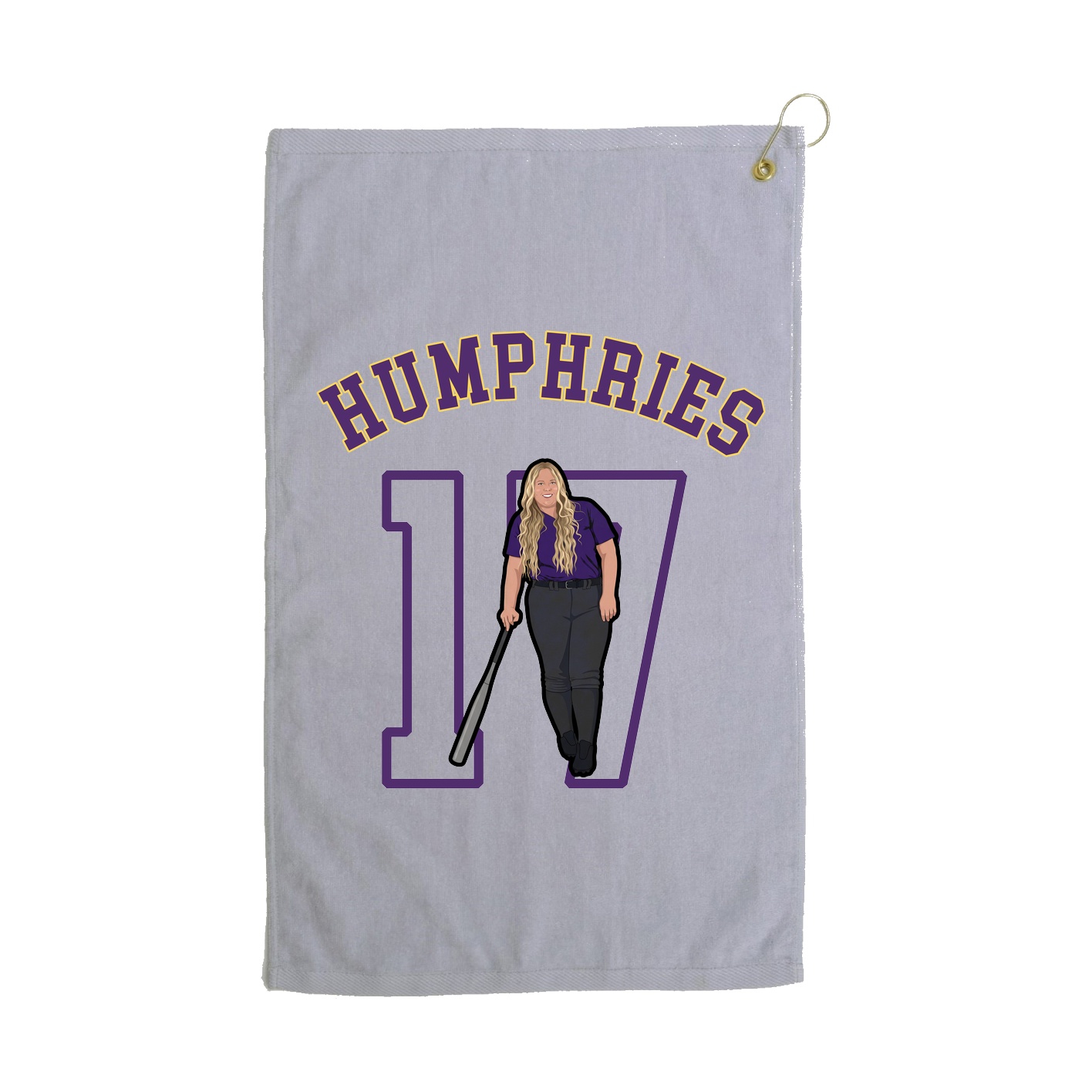 Golf Towel — Shirsey Arch in Grey