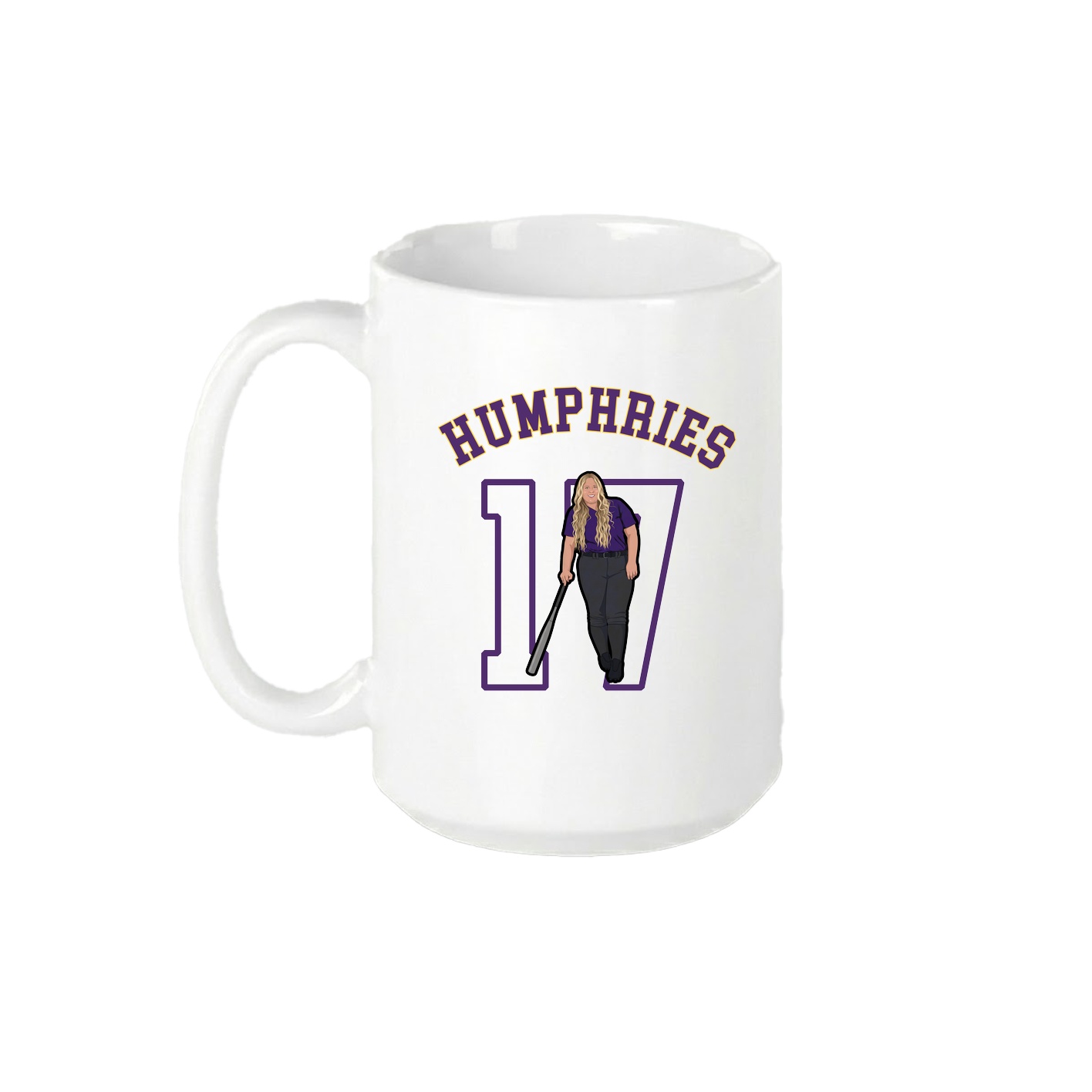 15oz Coffee Mug — Shirsey Arch in White
