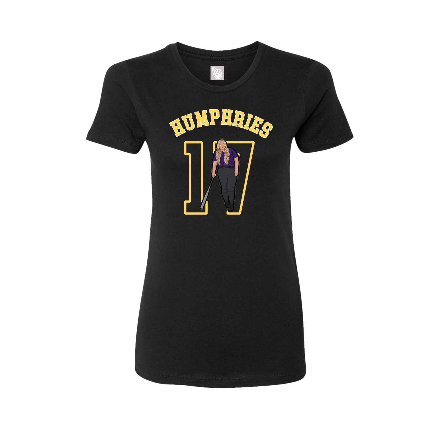 Womens Tee — Shirsey Arch in Black