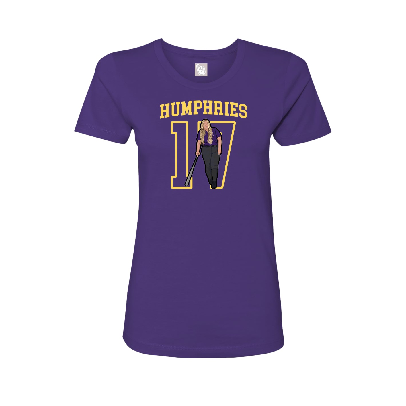 Fitted Women's Tee — Shirsey in Purple