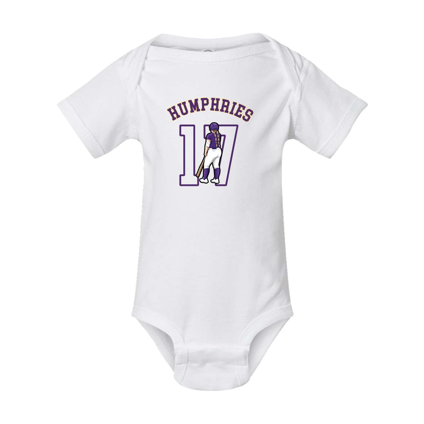 Baby Onesie — Shirsey Arch in White