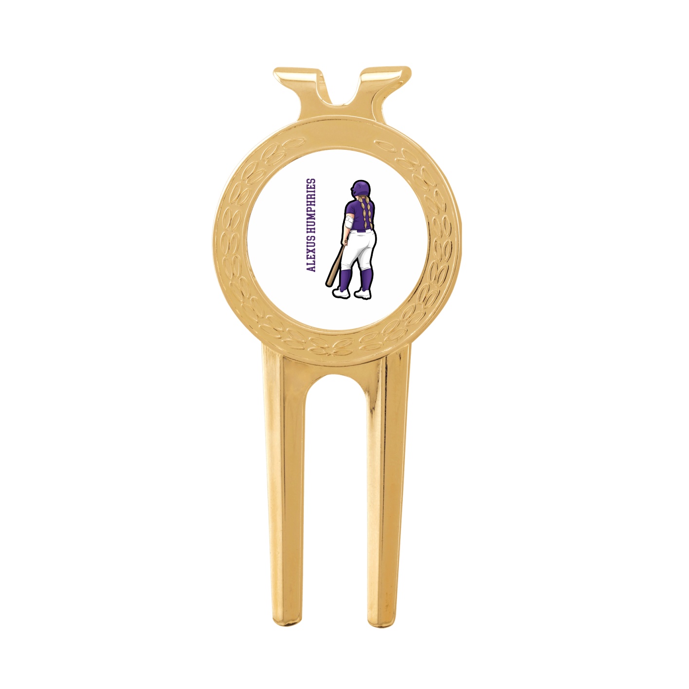 Divot Tool with Ball Marker — Name Vertical in Classic