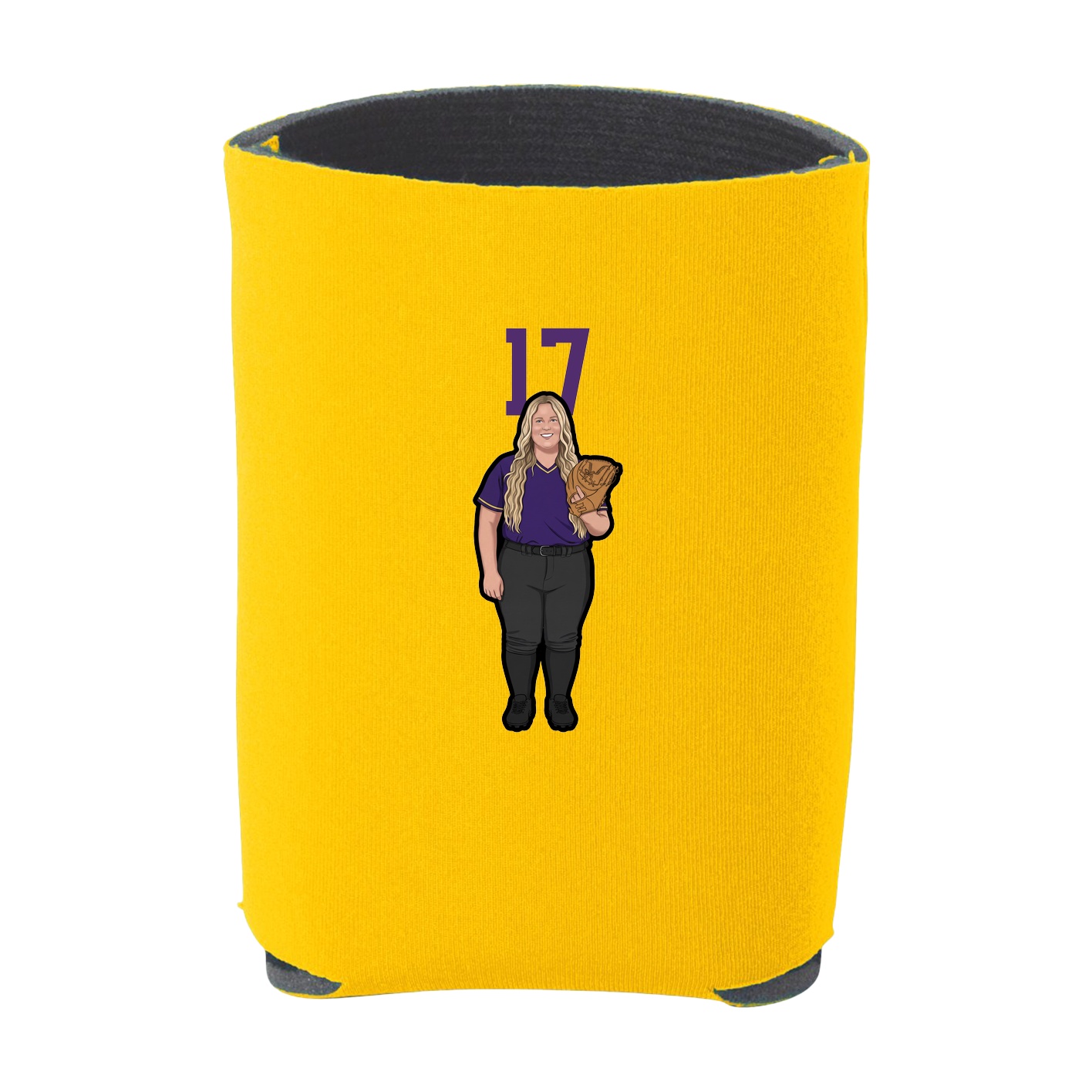Can Holder — Number Top in Yellow